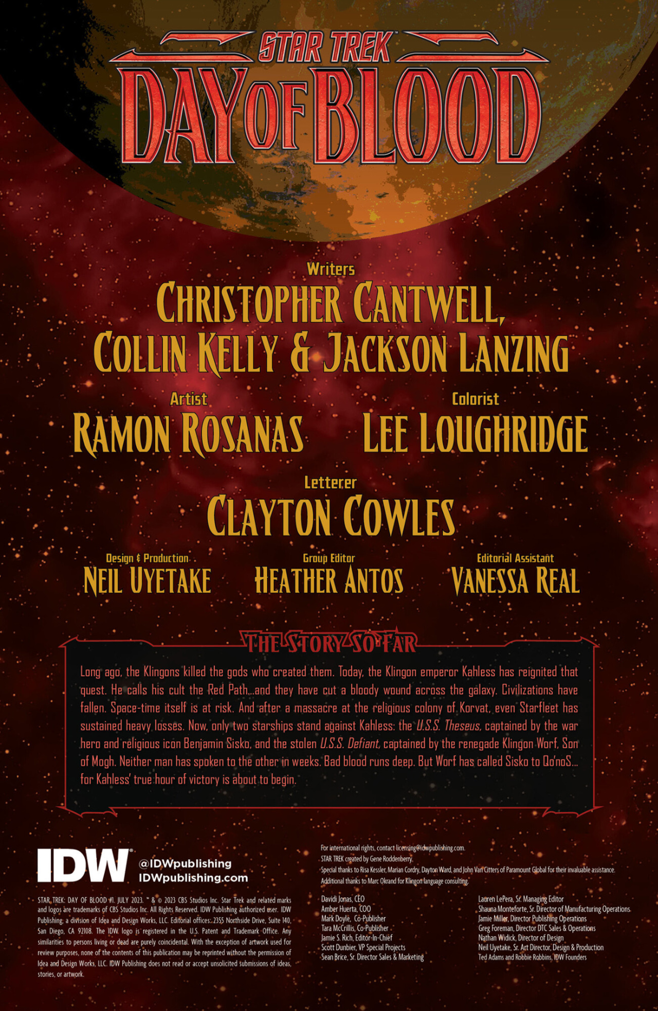 Read online Star Trek: Day of Blood comic -  Issue #1 - 2