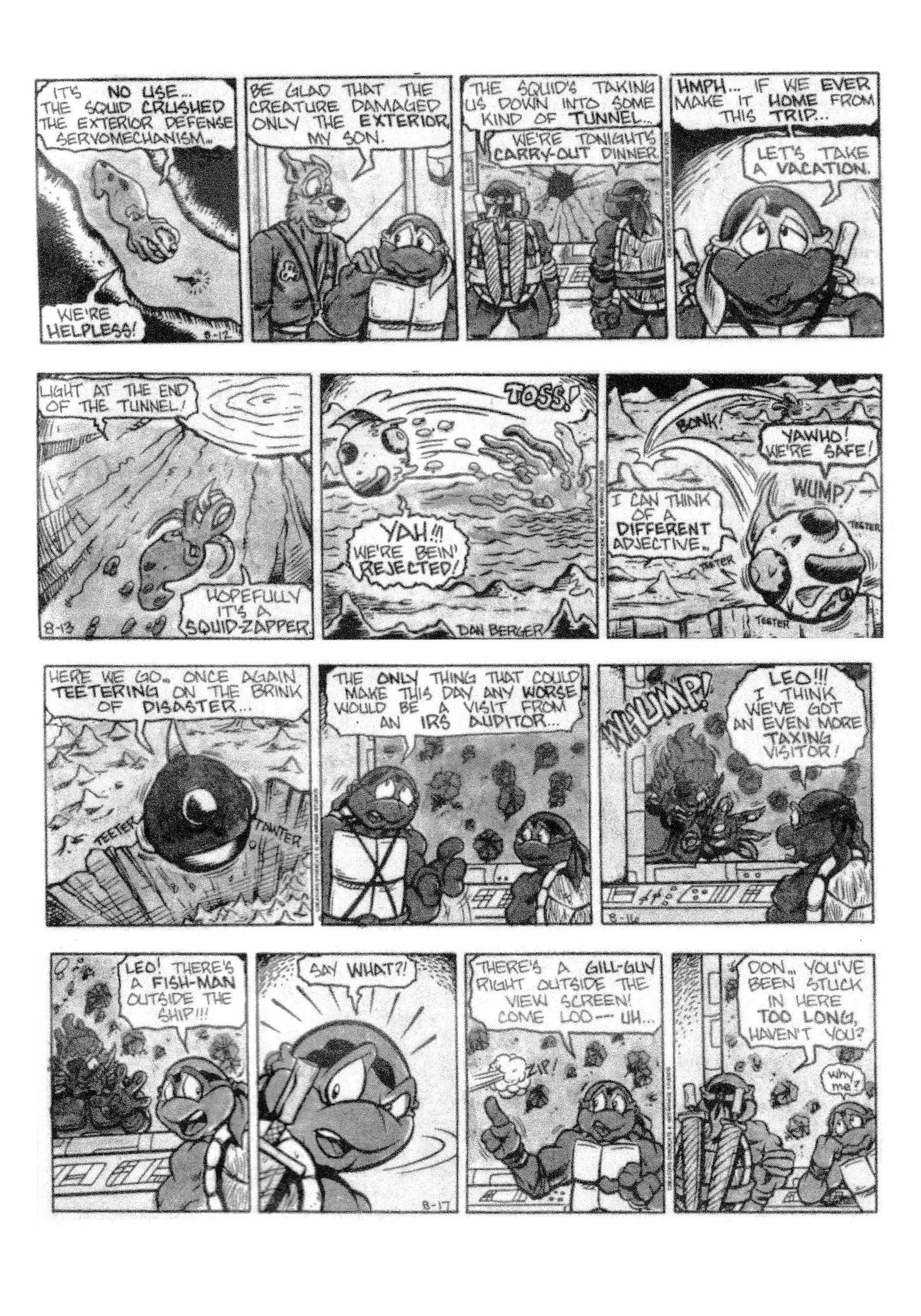 Read online Teenage Mutant Ninja Turtles: Complete Newspaper Daily Comic Strip Collection comic -  Issue # TPB 2 (Part 2) - 92