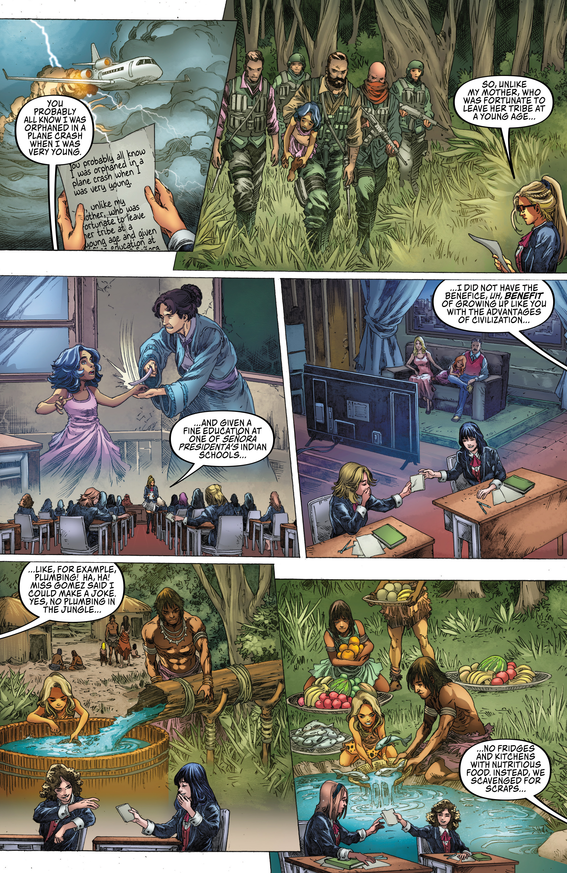 Read online Sheena Queen of the Jungle: Fatal Exams comic -  Issue #1 - 8