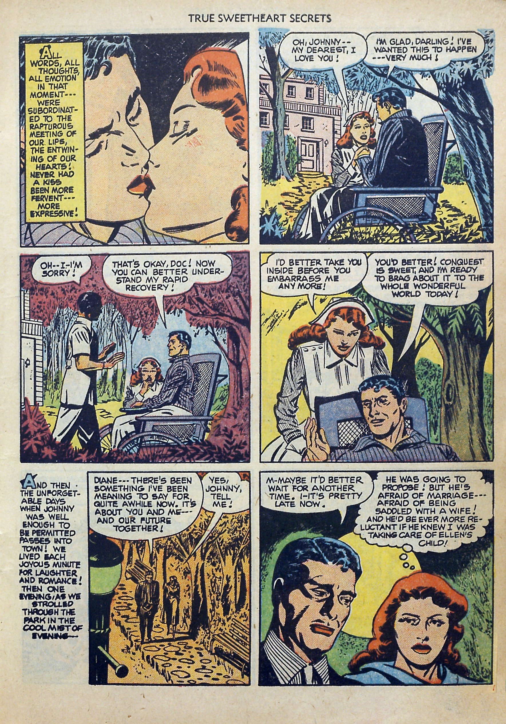 Read online True Sweetheart Secrets comic -  Issue #4 - 7