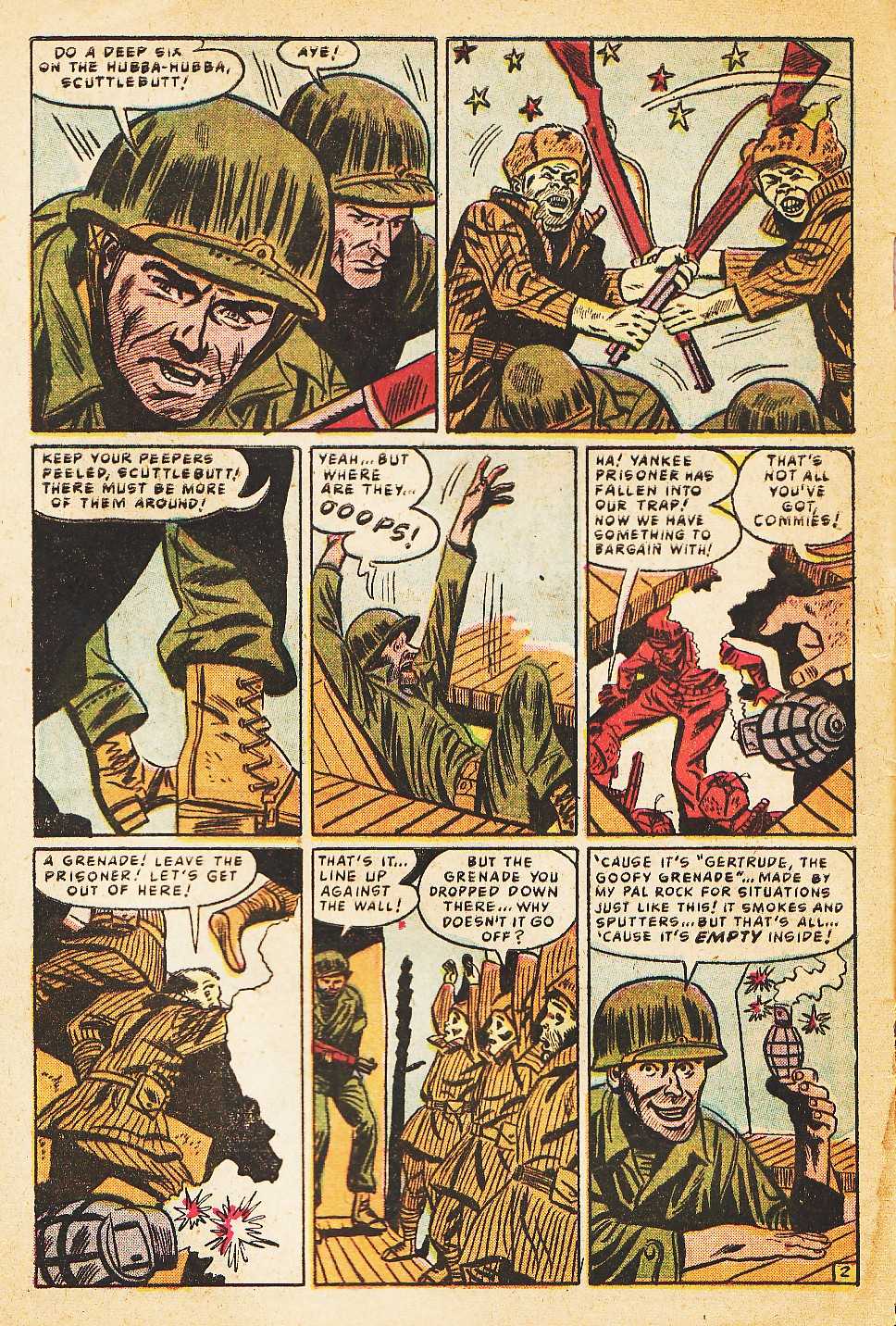 Read online Marines in Action comic -  Issue #7 - 4