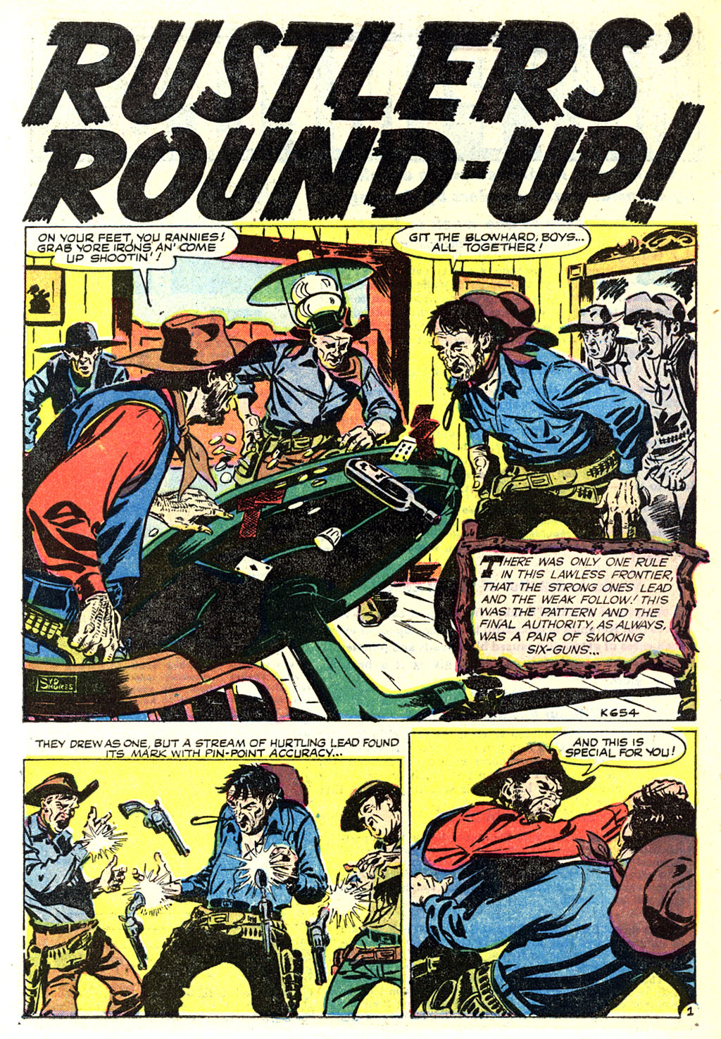 Read online Two Gun Western comic -  Issue #7 - 10