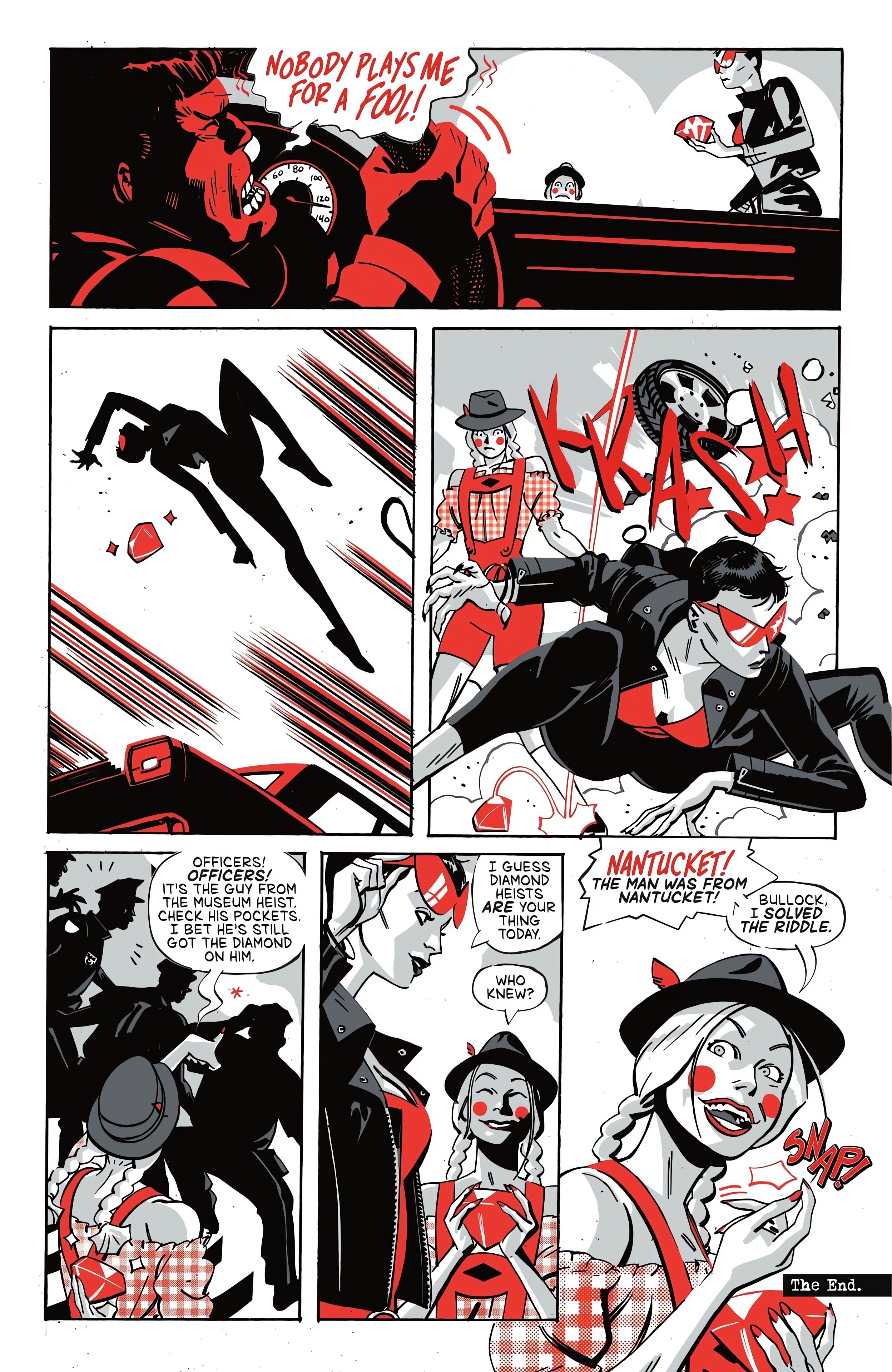 Read online Harley Quinn: Black   White   Redder comic -  Issue #1 - 38