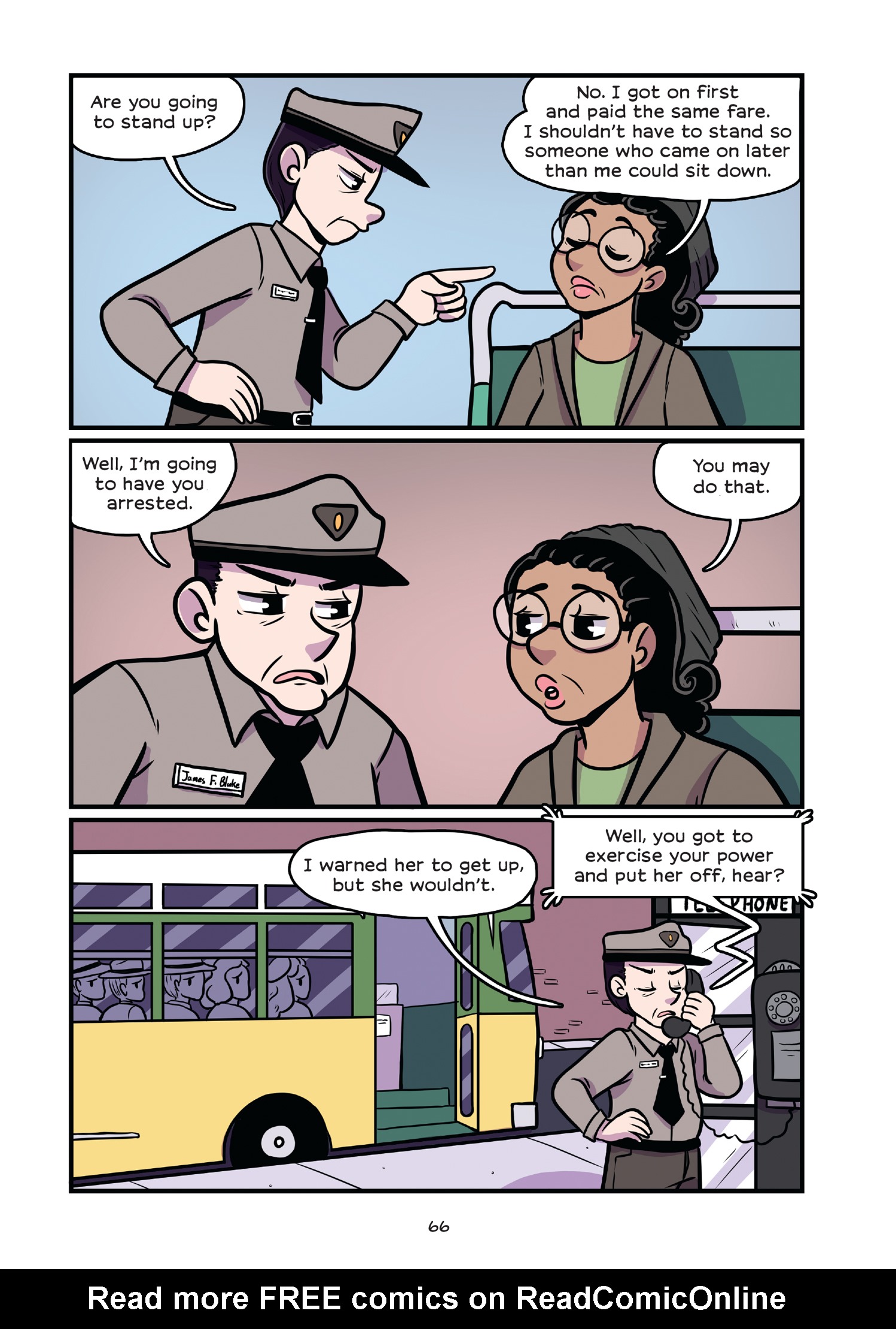 Read online History Comics comic -  Issue # Rosa Parks & Claudette Colvin - Civil Rights Heroes - 71