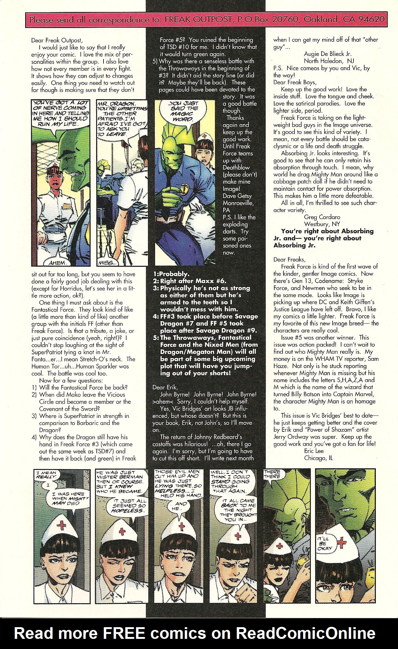 Read online Freak Force (1993) comic -  Issue #6 - 27