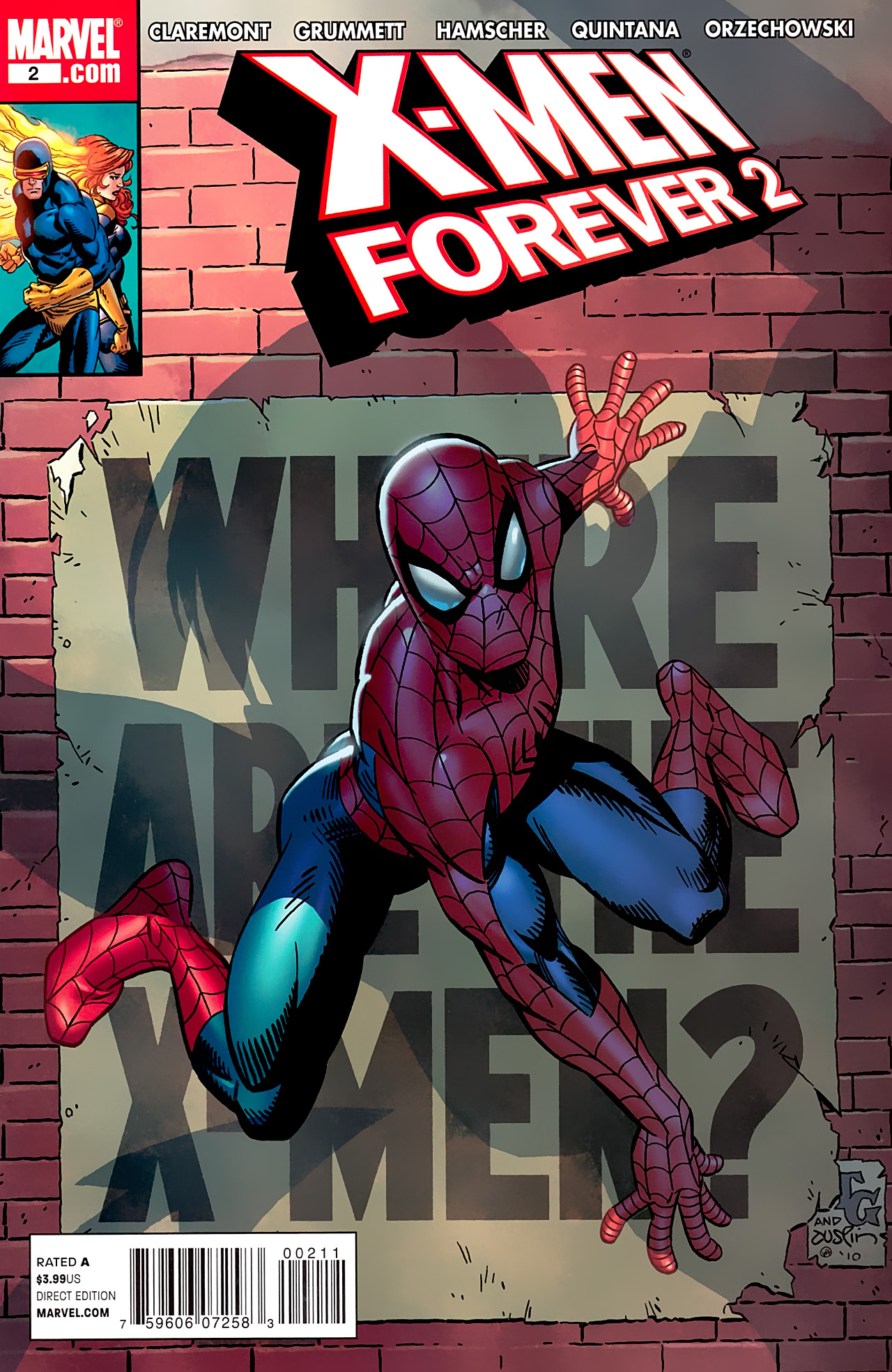 Read online X-Men Forever 2 comic -  Issue #2 - 1