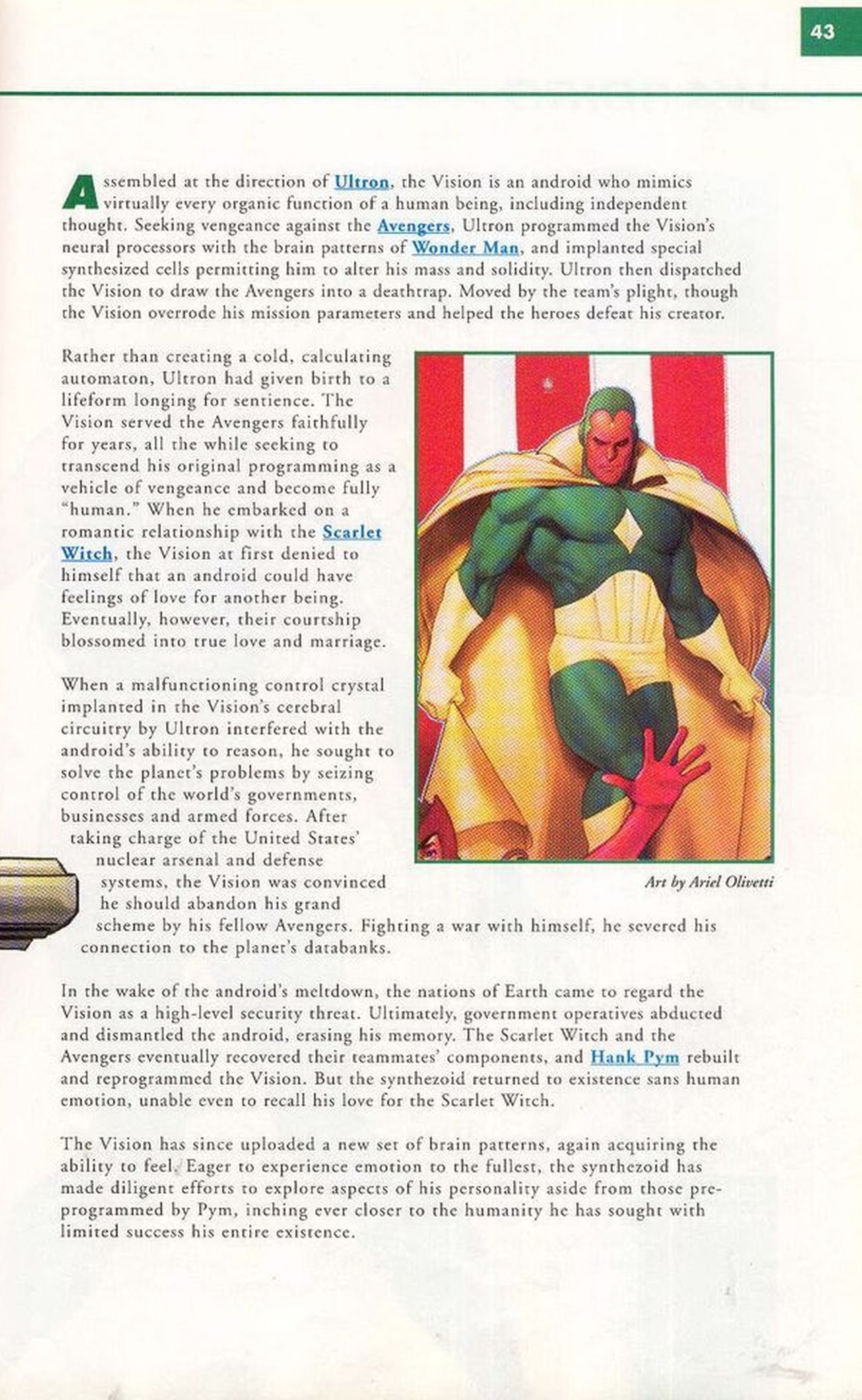 Read online Marvel Encyclopedia comic -  Issue # TPB 1 - 40