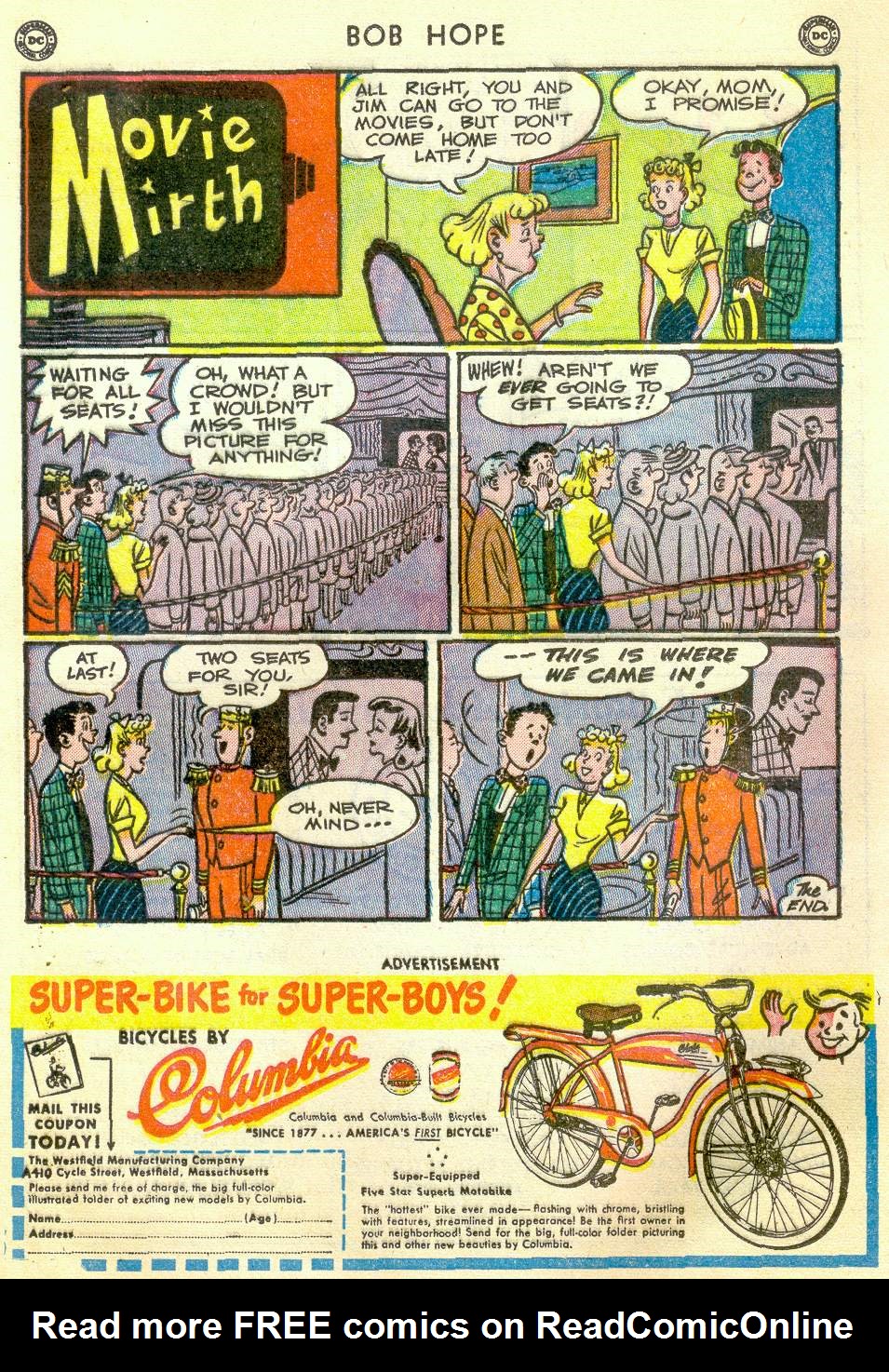 Read online The Adventures of Bob Hope comic -  Issue #5 - 32