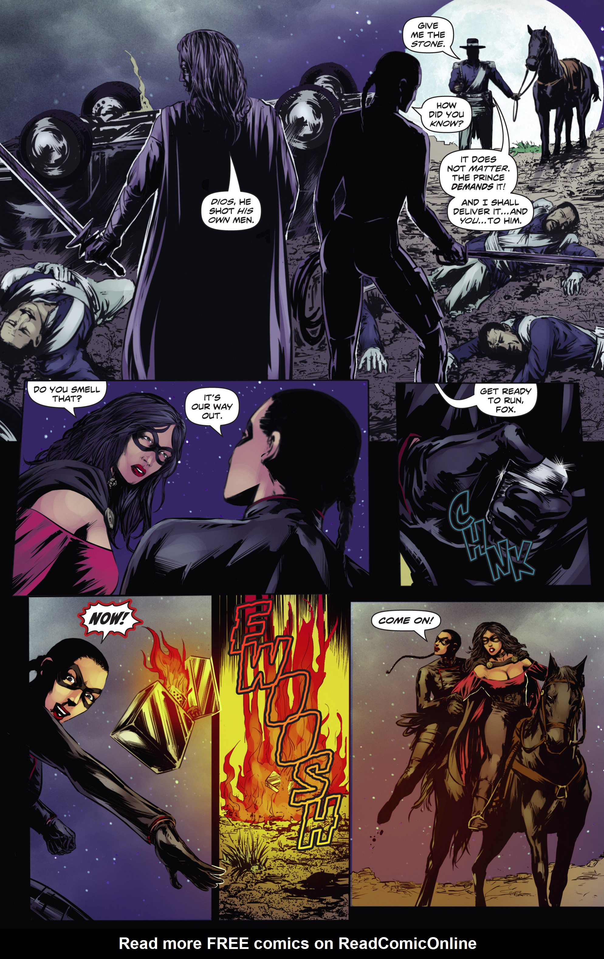 Read online Swords of Sorrow: Black Sparrow & Lady Zorro Special comic -  Issue # Full - 13
