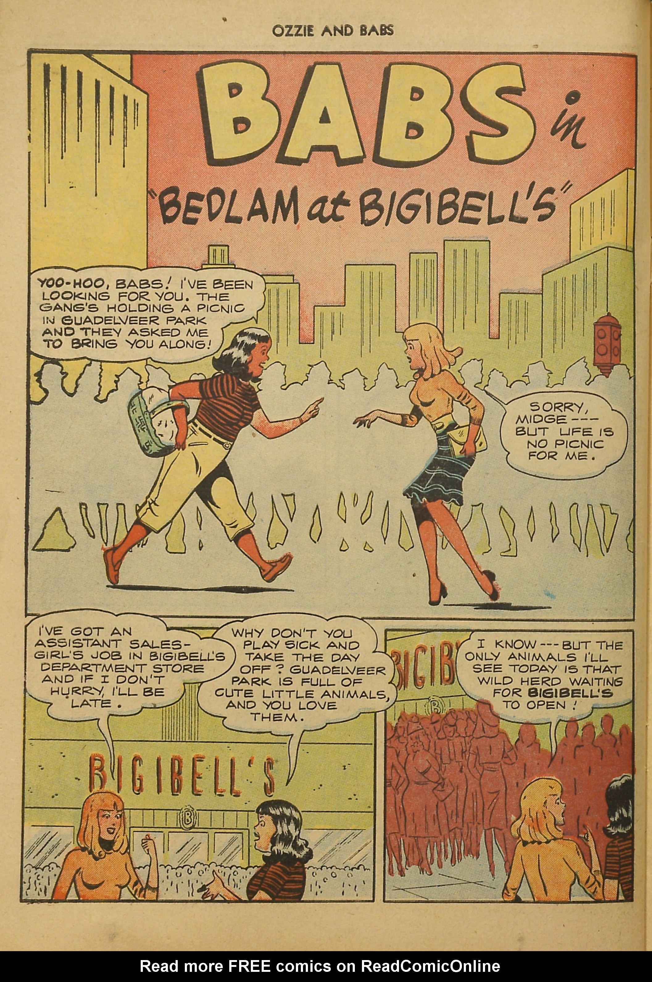 Read online Ozzie And Babs comic -  Issue #2 - 34