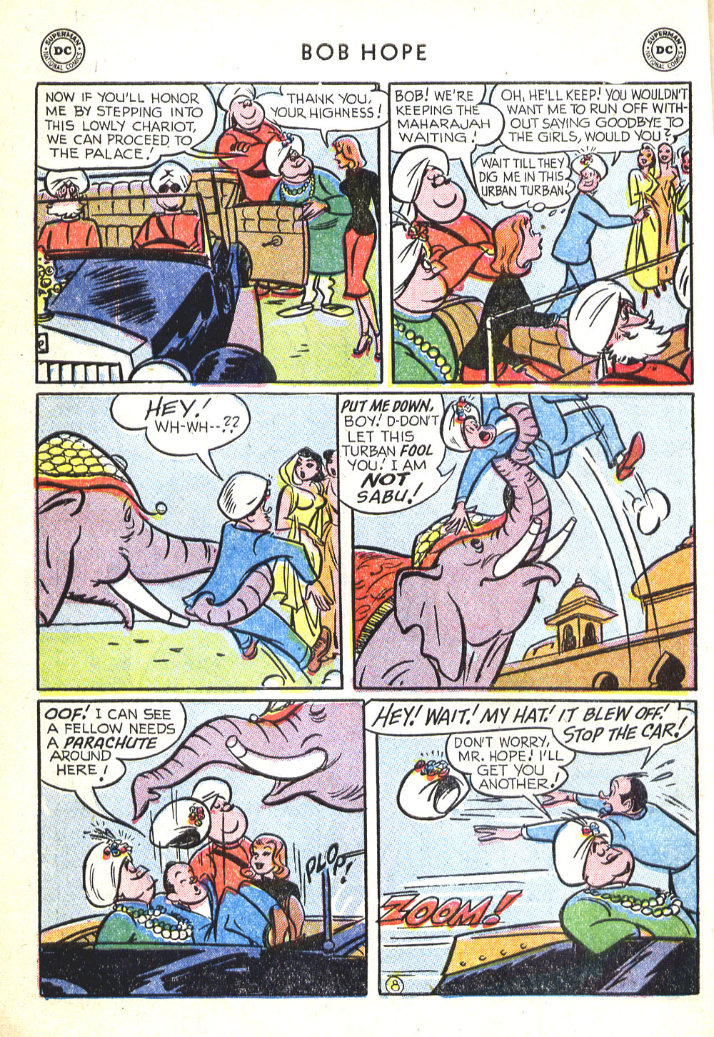 Read online The Adventures of Bob Hope comic -  Issue #30 - 10