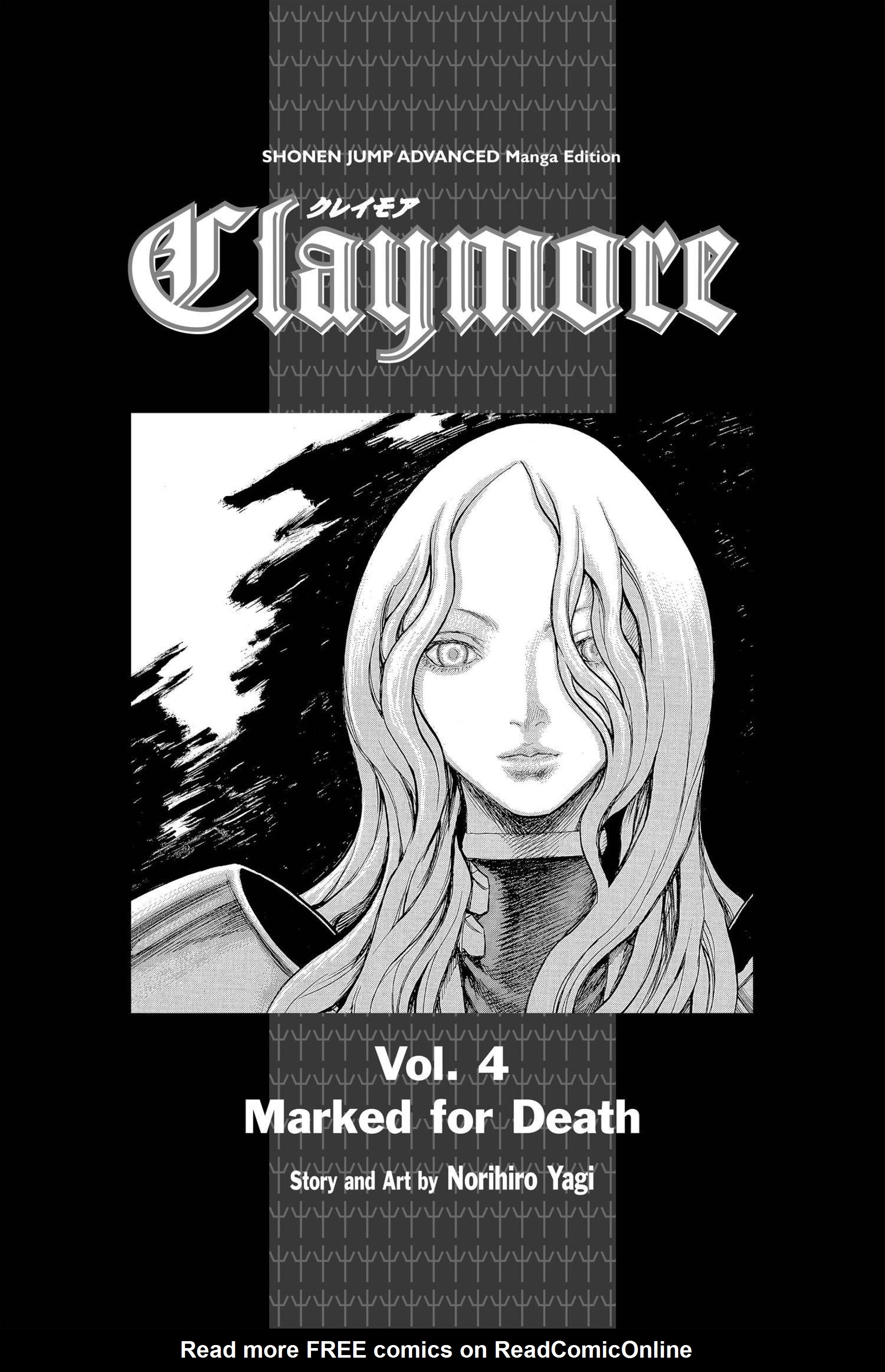 Read online Claymore comic -  Issue #4 - 4