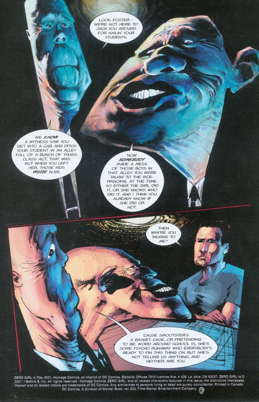 Read online Zero Girl comic -  Issue #4 - 2