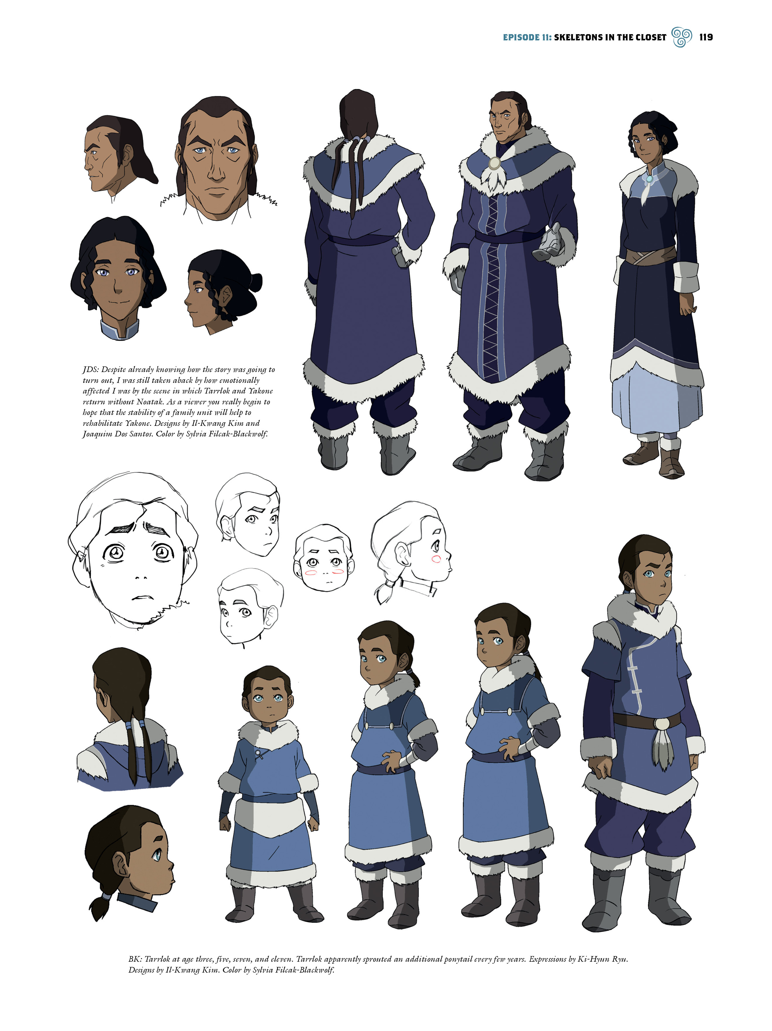 Read online The Legend of Korra: The Art of the Animated Series comic -  Issue # TPB 1 - 107