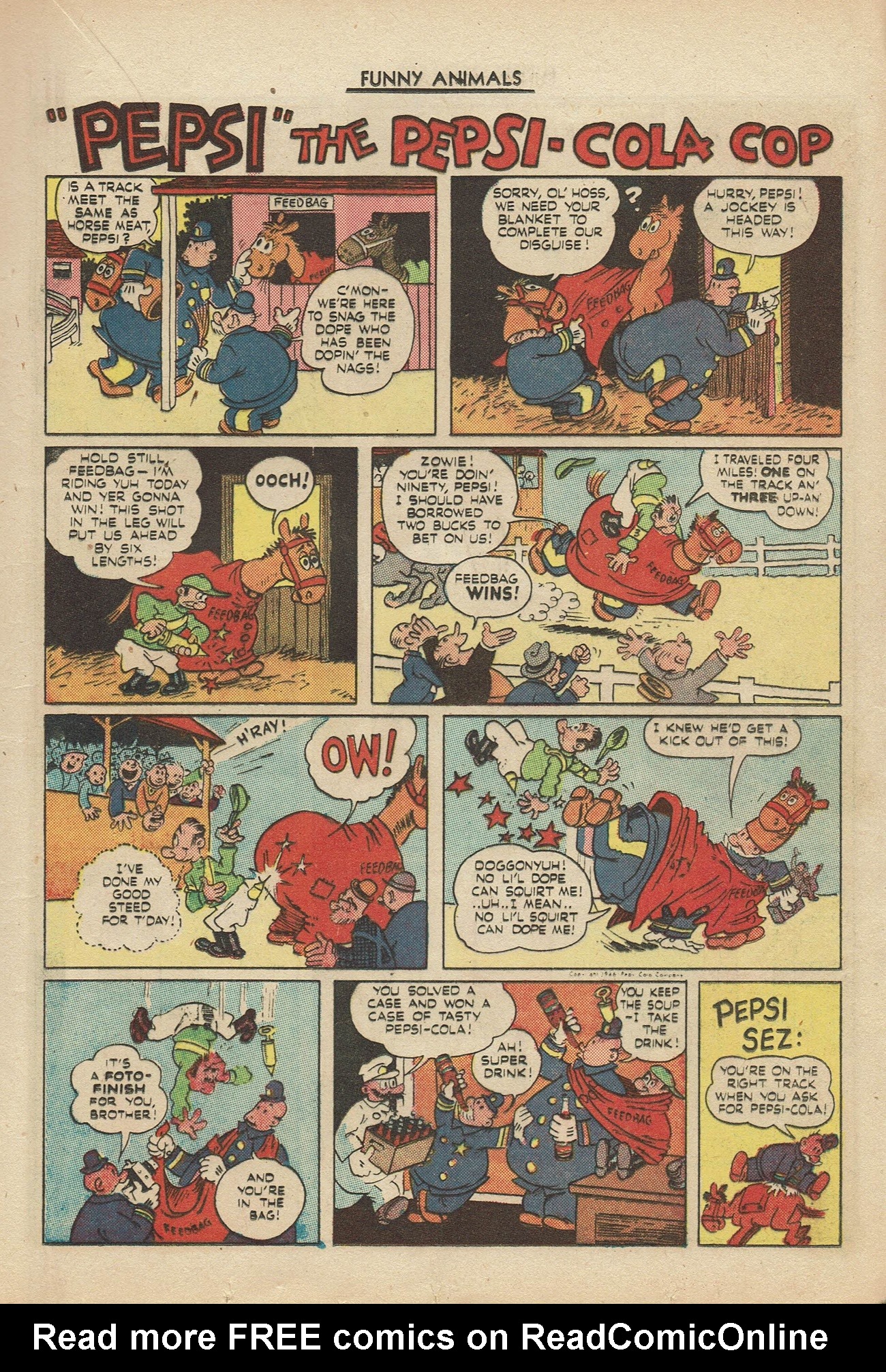 Read online Fawcett's Funny Animals comic -  Issue #39 - 23