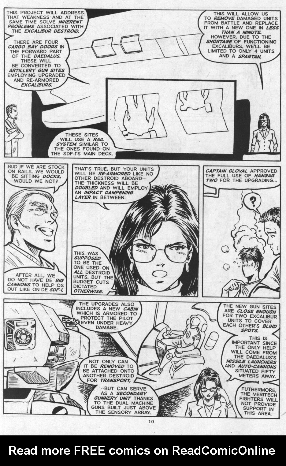 Read online Robotech: Macross Missions: Excalibur comic -  Issue # Full - 11
