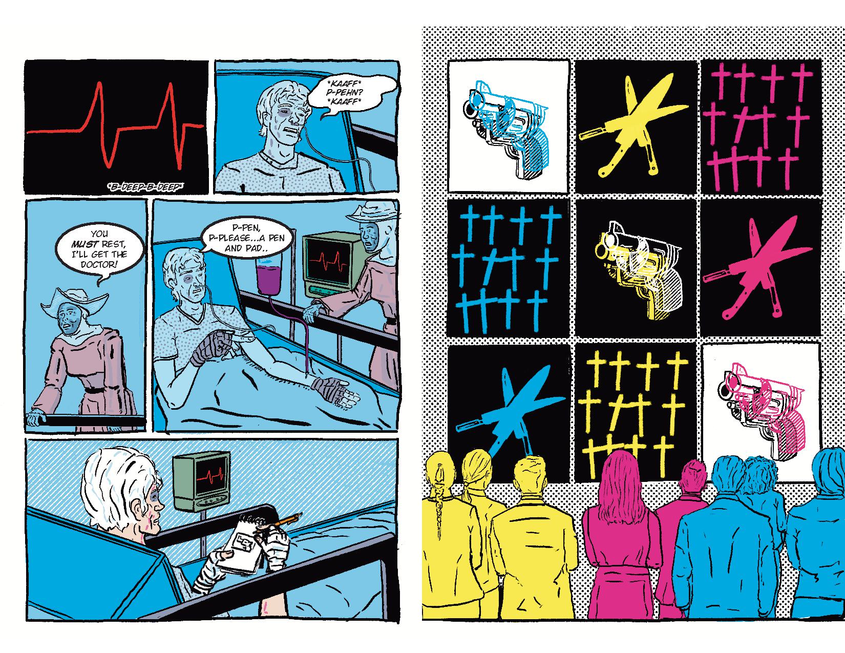 Read online CYMK ULTRA: Guns, Knives, & Crosses comic -  Issue # Full - 24