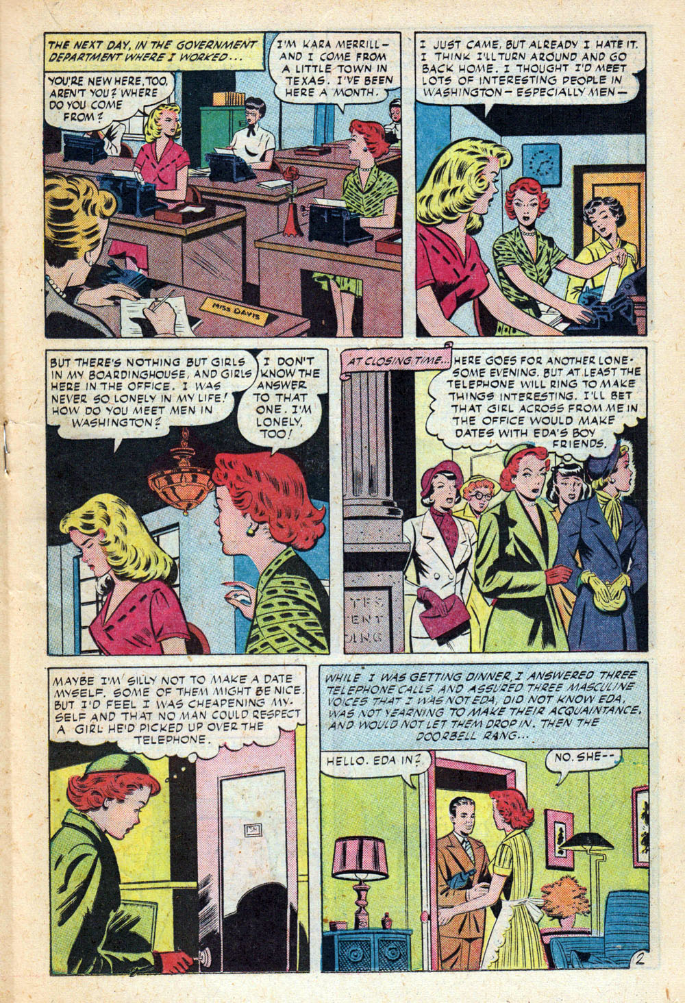 Read online Glamorous Romances comic -  Issue #51 - 19