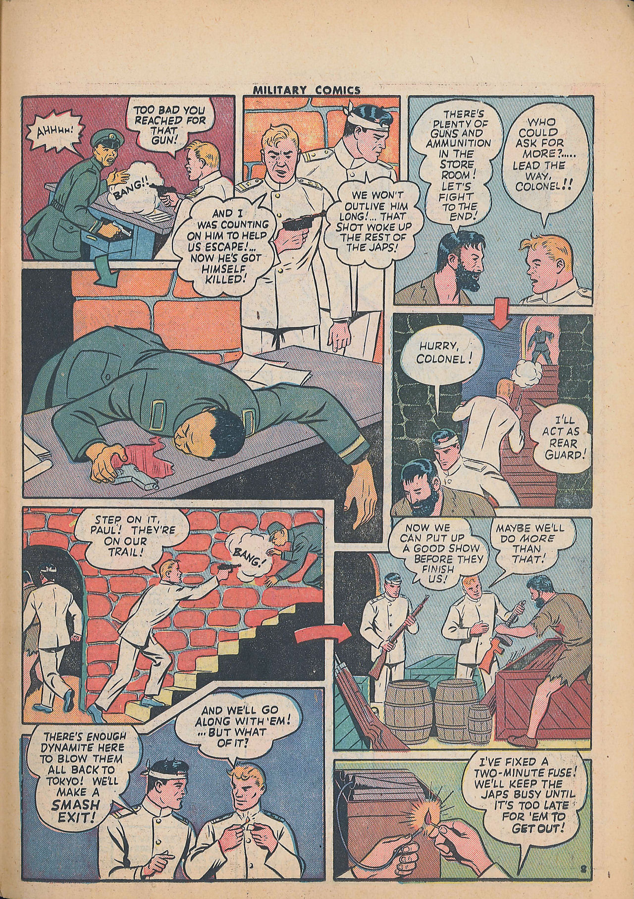 Read online Military Comics comic -  Issue #25 - 47