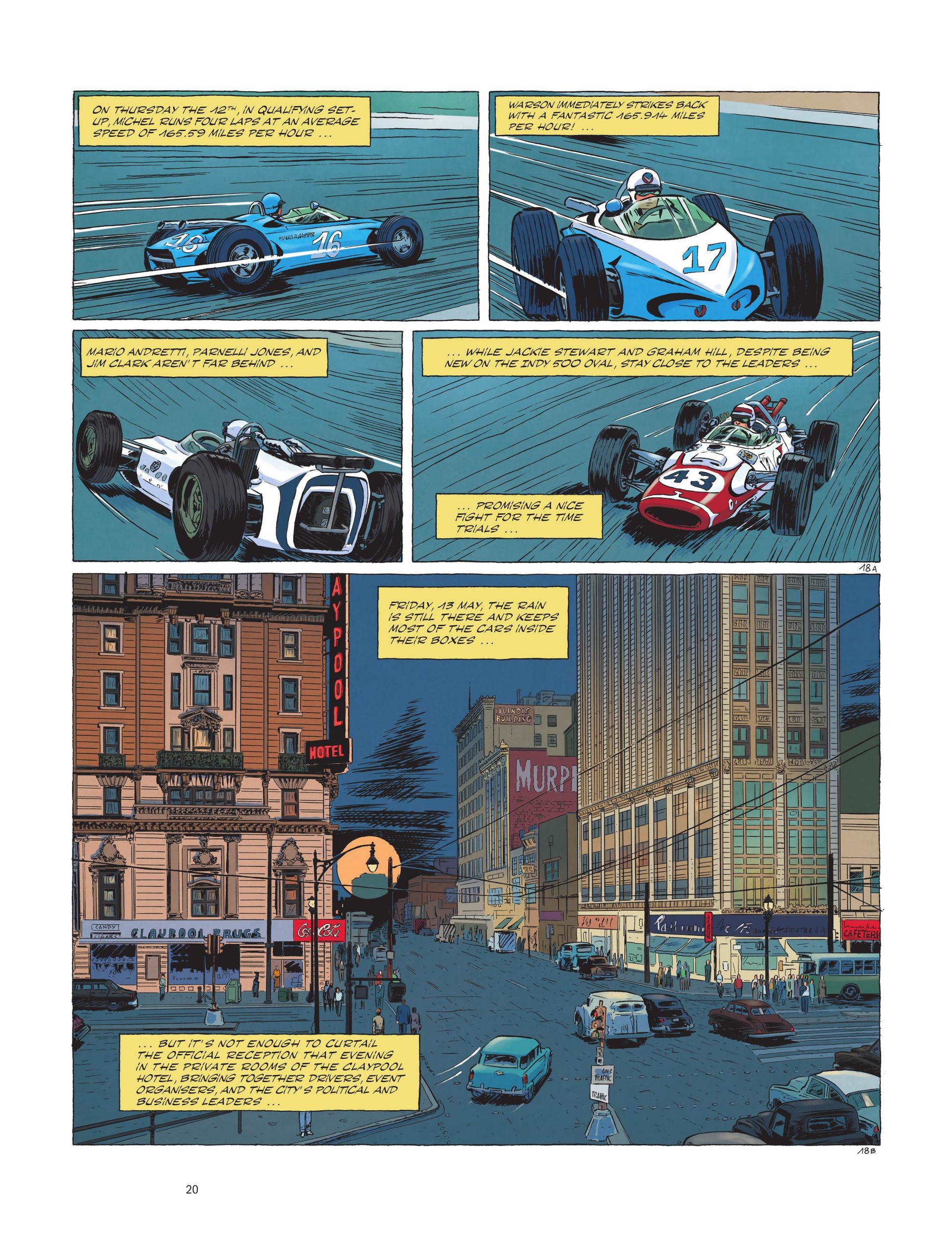 Read online Michel Vaillant: Legendary Races: In the Hell of Indianapolis comic -  Issue # Full - 22