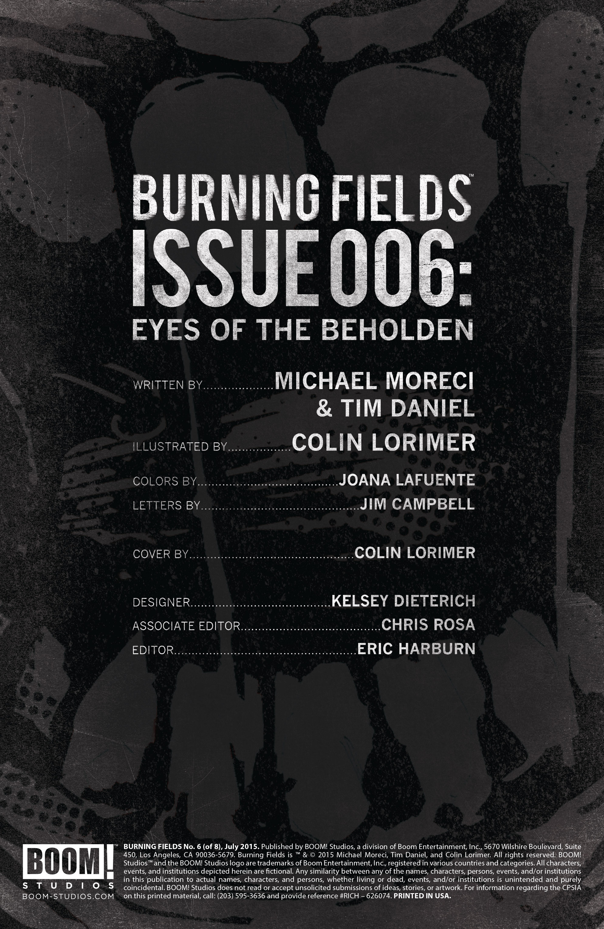 Read online Burning Fields comic -  Issue #6 - 2