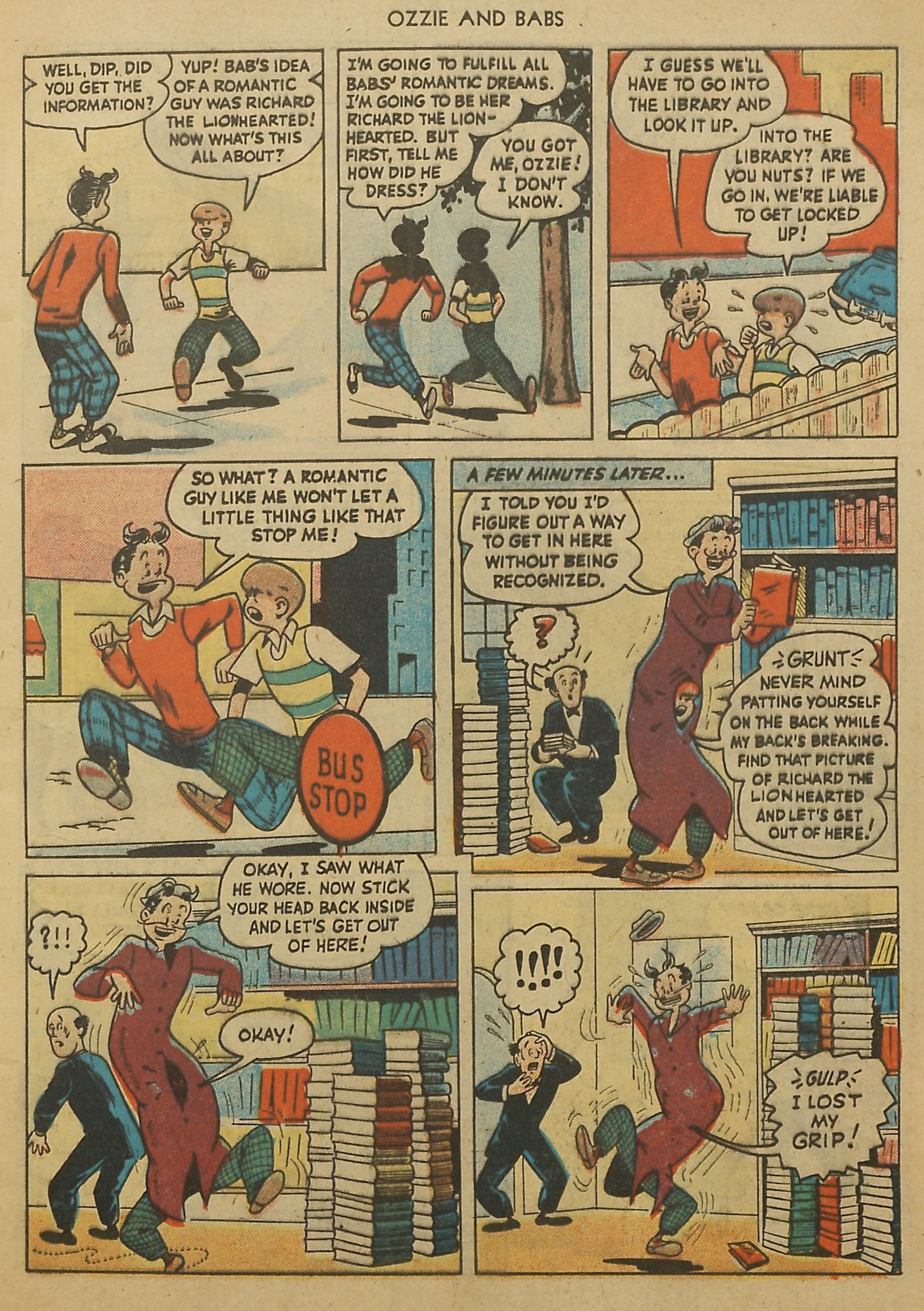 Read online Ozzie And Babs comic -  Issue #9 - 9
