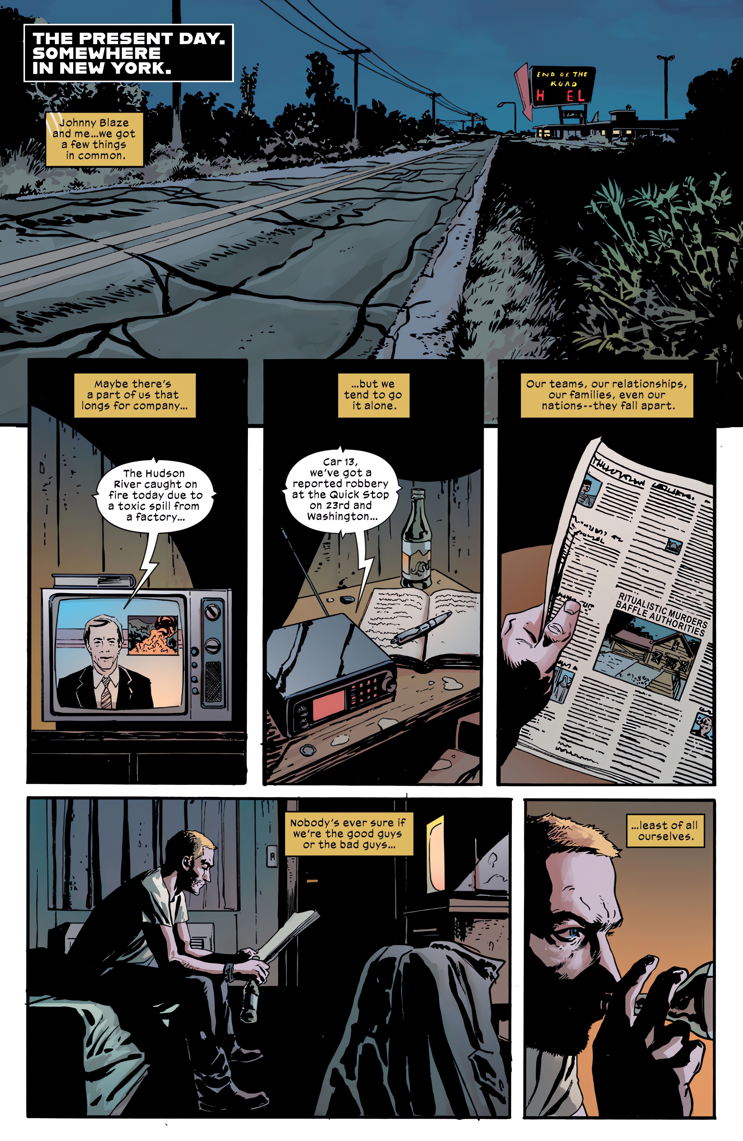 Read online Ghost Rider / Wolverine: Weapons of Vengeance – Alpha comic -  Issue #1 - 2