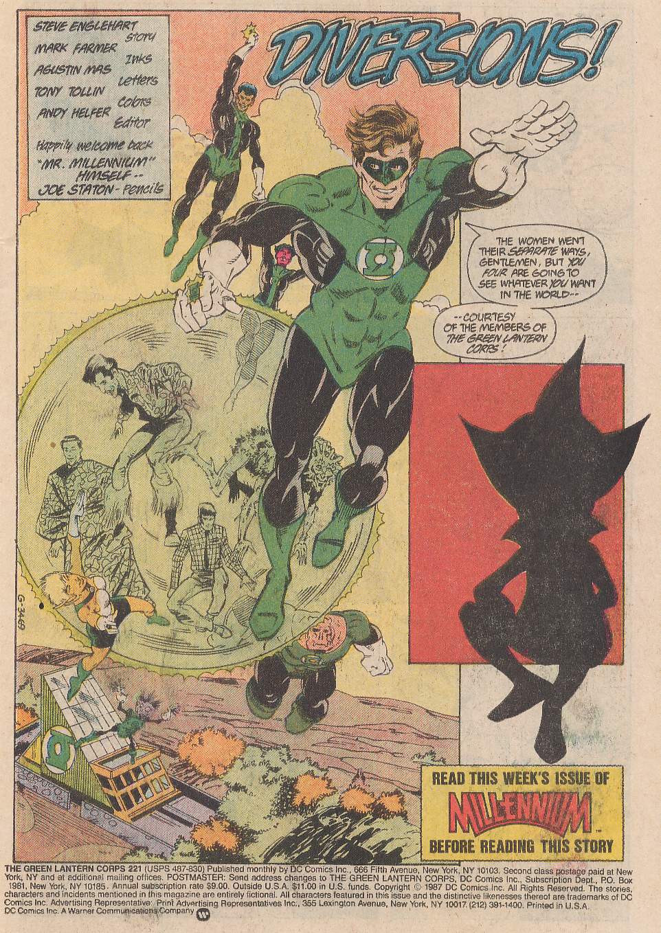 Read online The Green Lantern Corps comic -  Issue #221 - 2