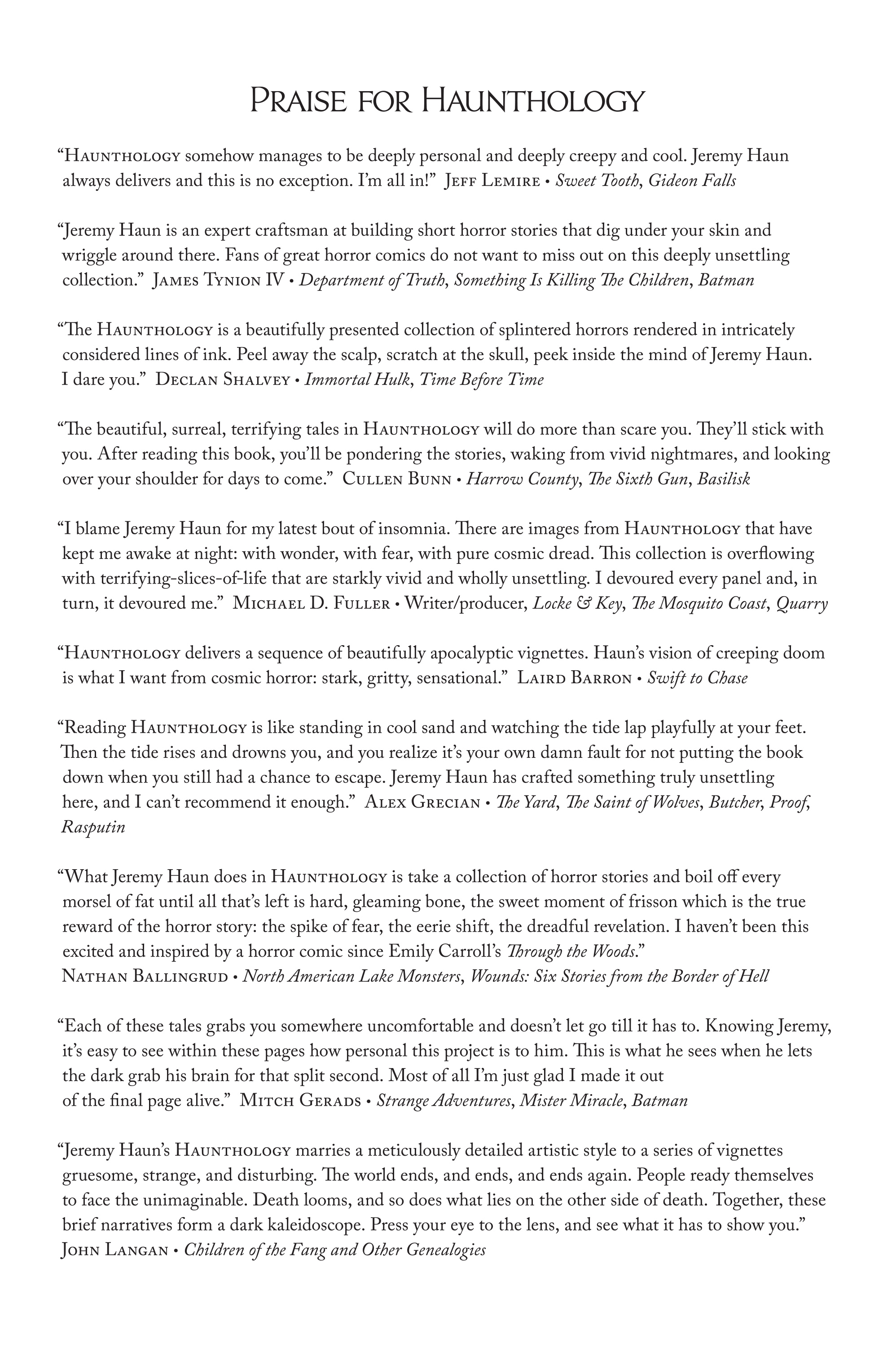 Read online Haunthology comic -  Issue # TPB (Part 1) - 5