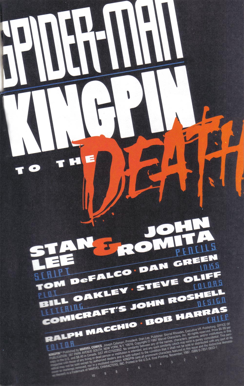 Read online Spider-Man/Kingpin: To The Death comic -  Issue # Full - 2