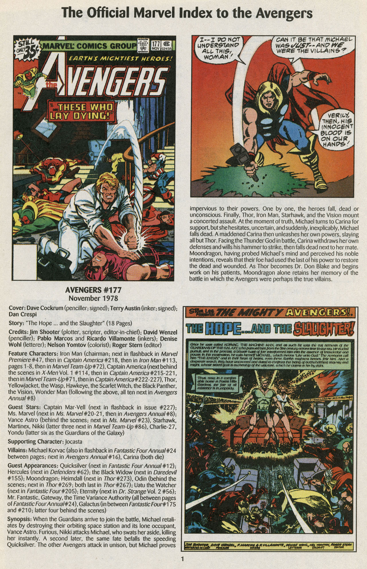 Read online The Official Marvel Index to the Avengers comic -  Issue #4 - 3