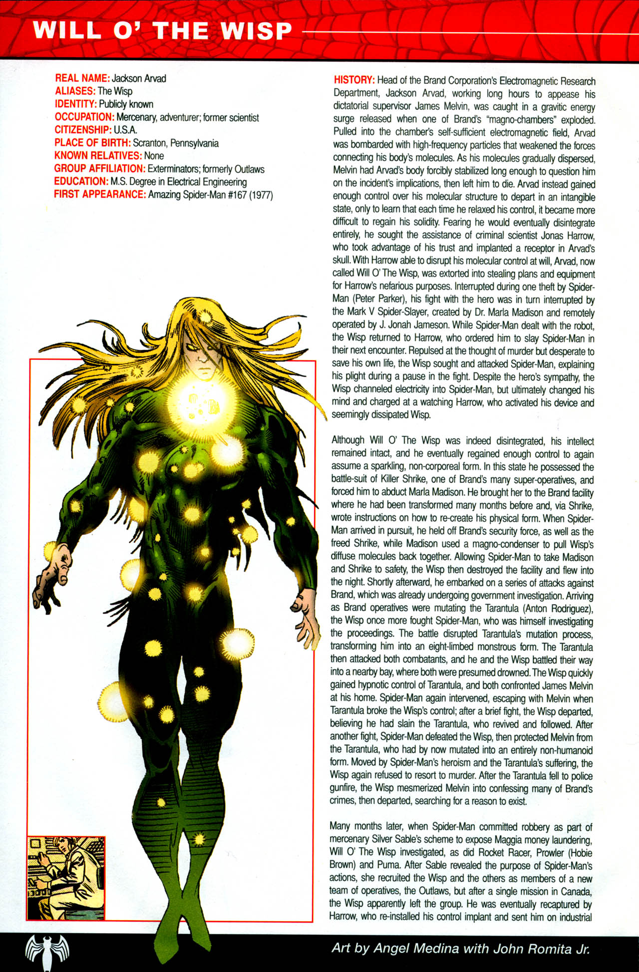 Read online The Official Handbook of the Marvel Universe: Spider-Man: Back In Black Handbook comic -  Issue # Full - 40