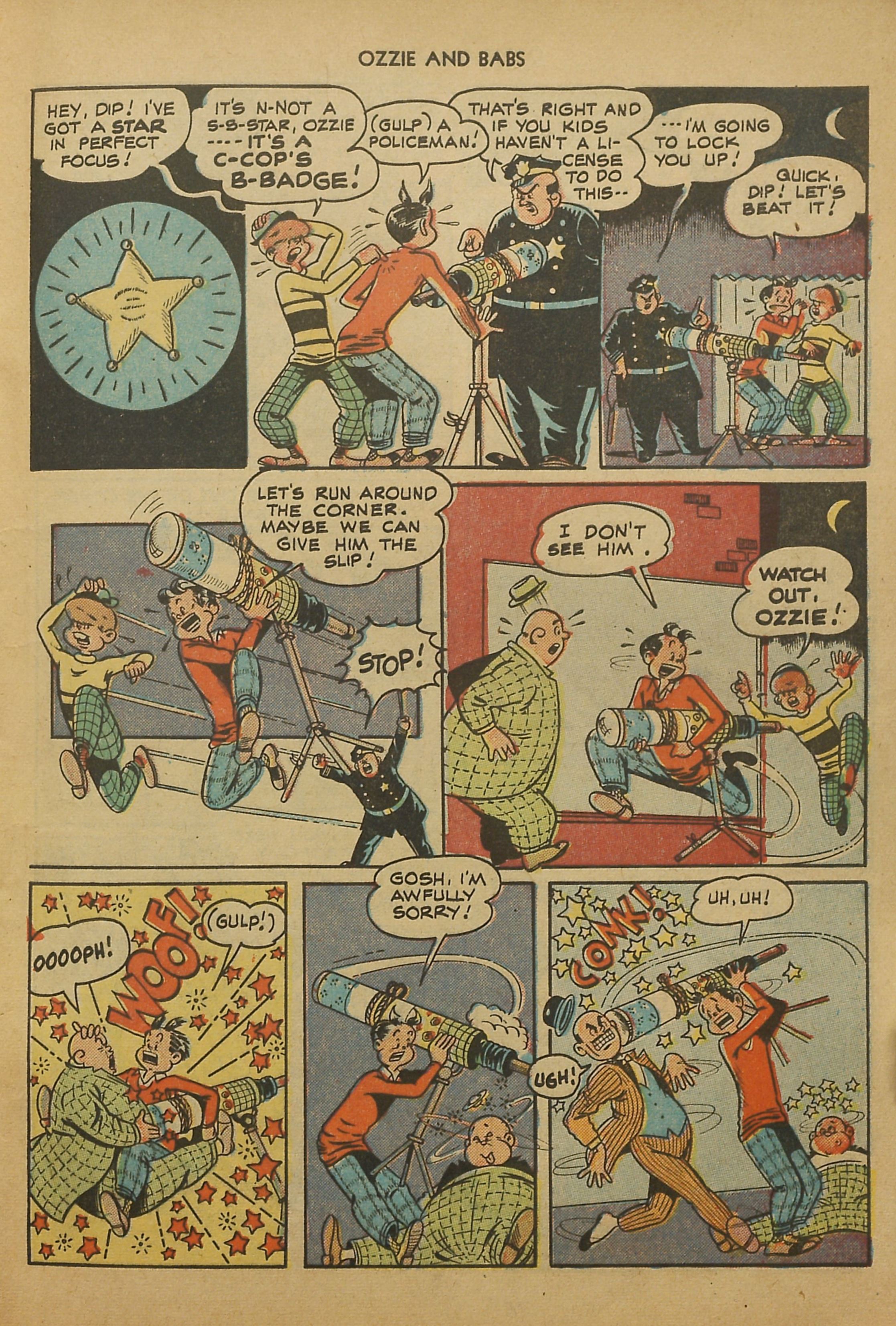 Read online Ozzie And Babs comic -  Issue #6 - 21