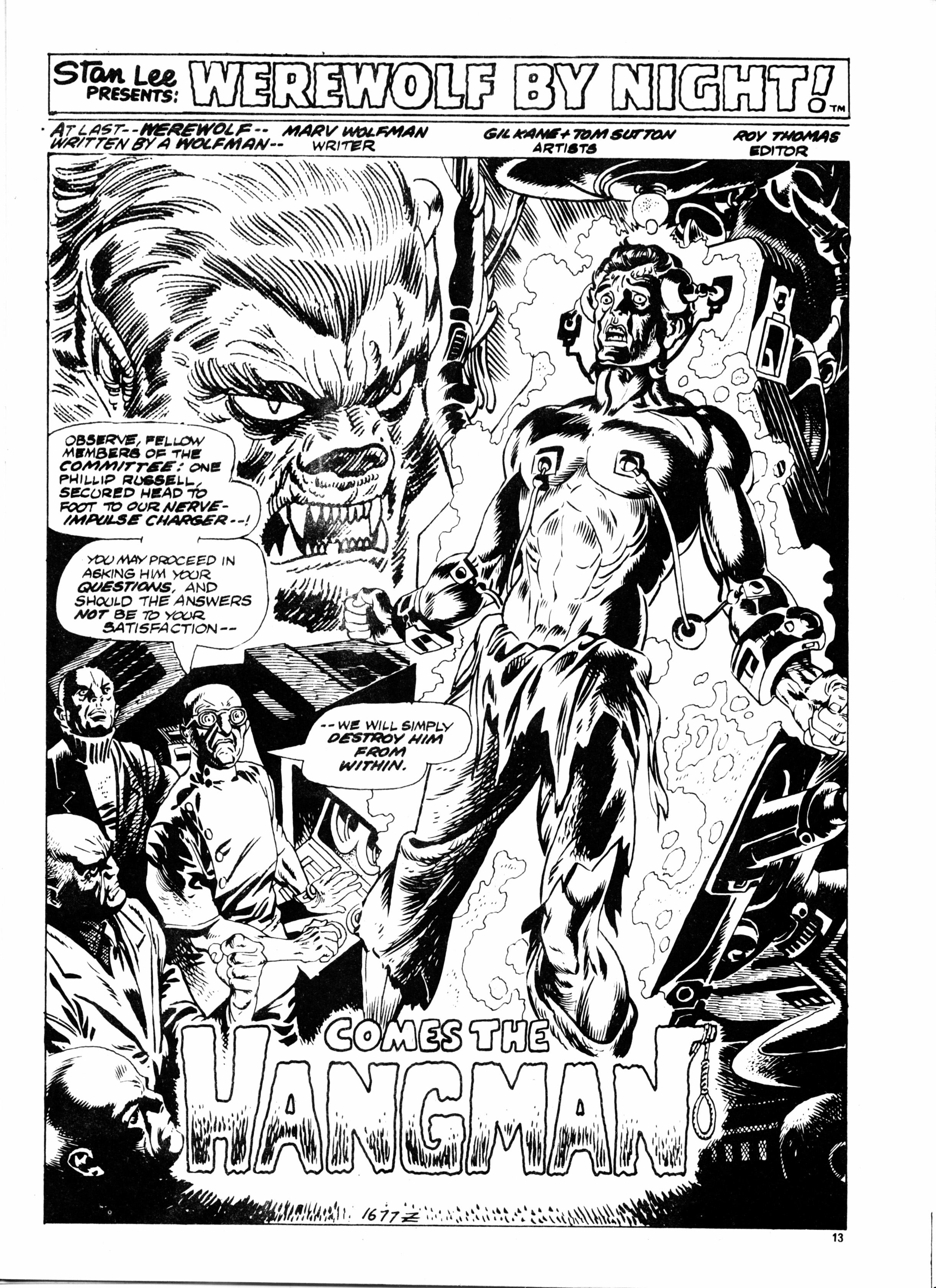 Read online Dracula Lives (1974) comic -  Issue #30 - 13