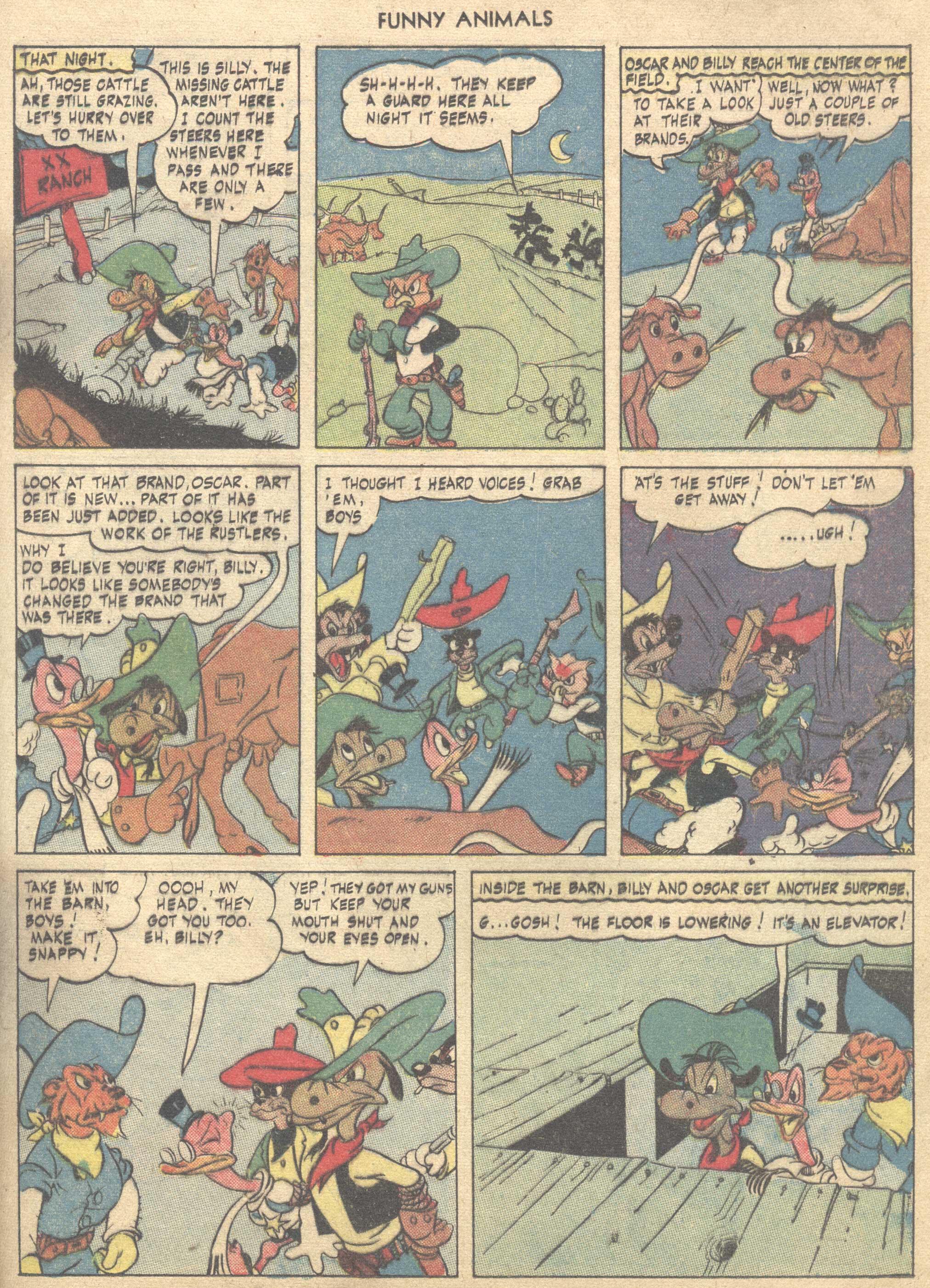 Read online Fawcett's Funny Animals comic -  Issue #37 - 37
