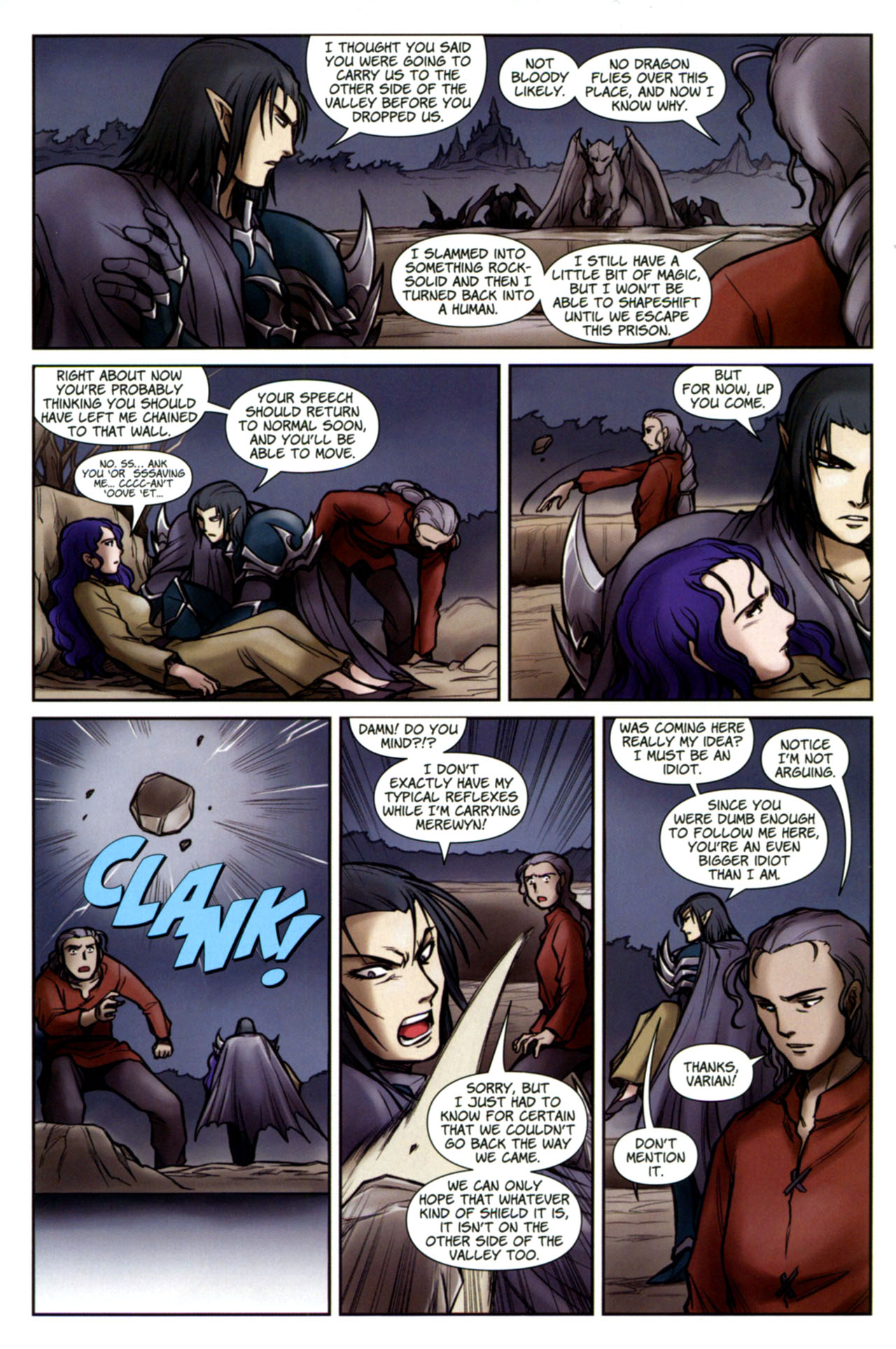 Read online Lords of Avalon: Knight of Darkness comic -  Issue #3 - 5