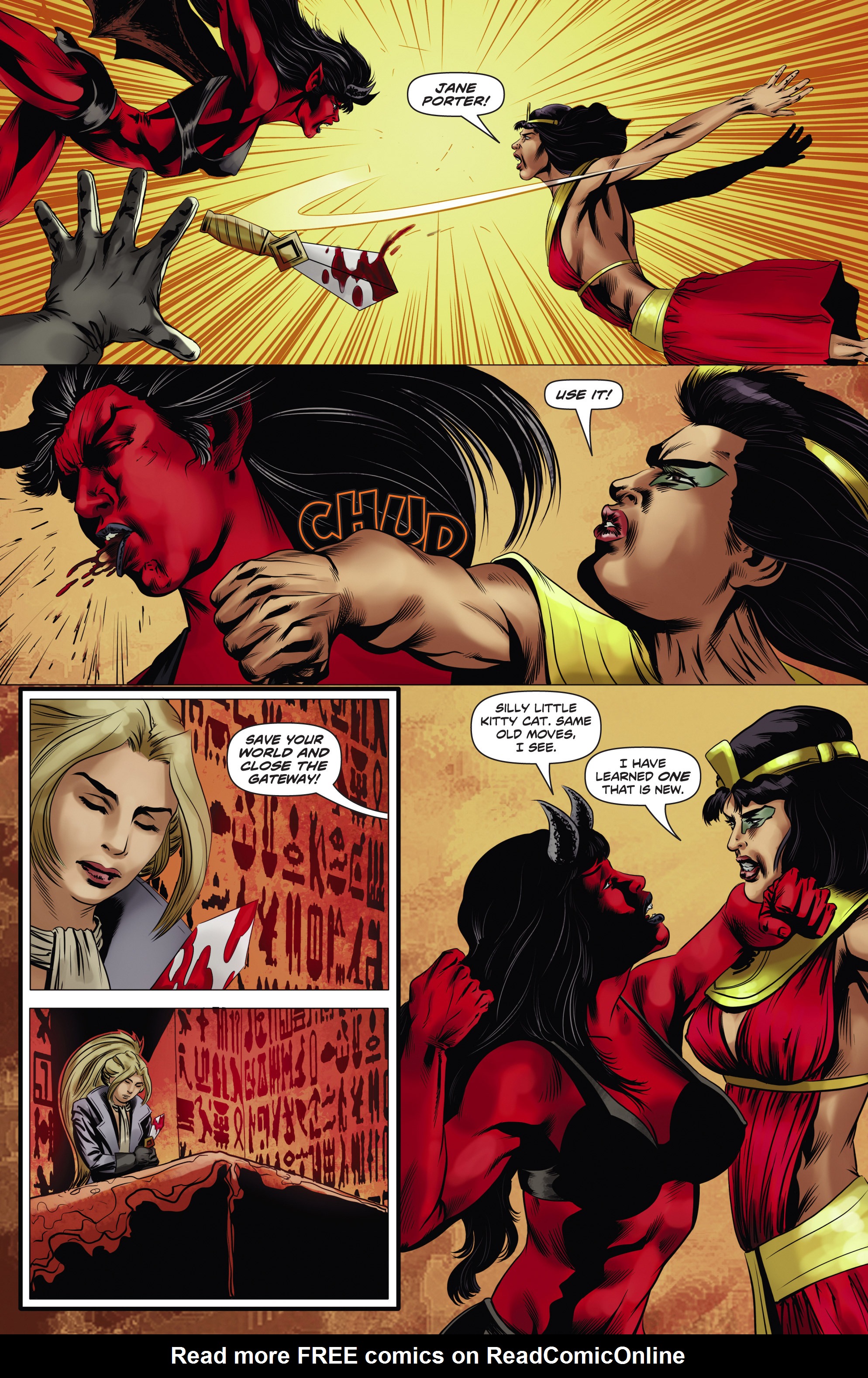 Read online Swords of Sorrow: Pantha & Jane Porter Special comic -  Issue # Full - 22