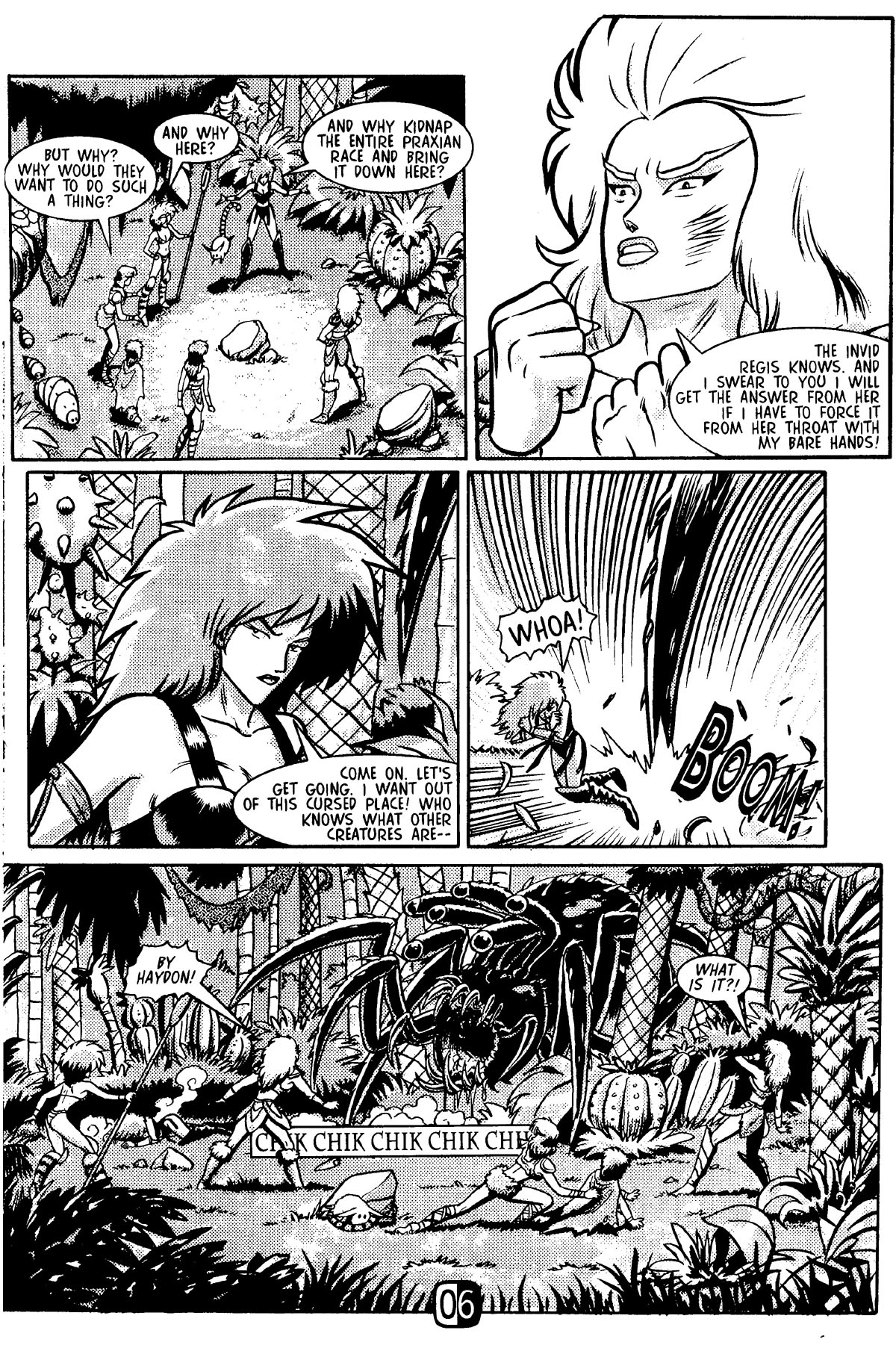 Read online Robotech: Amazon World- Escape from Praxis comic -  Issue # Full - 8