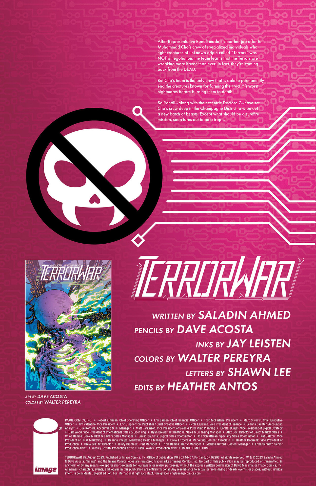 Read online Terrorwar comic -  Issue #5 - 2