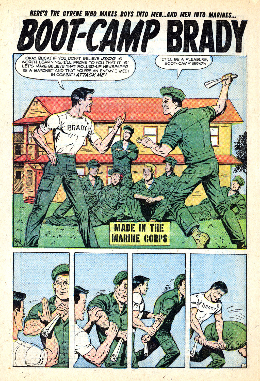 Read online Marines in Action comic -  Issue #6 - 16