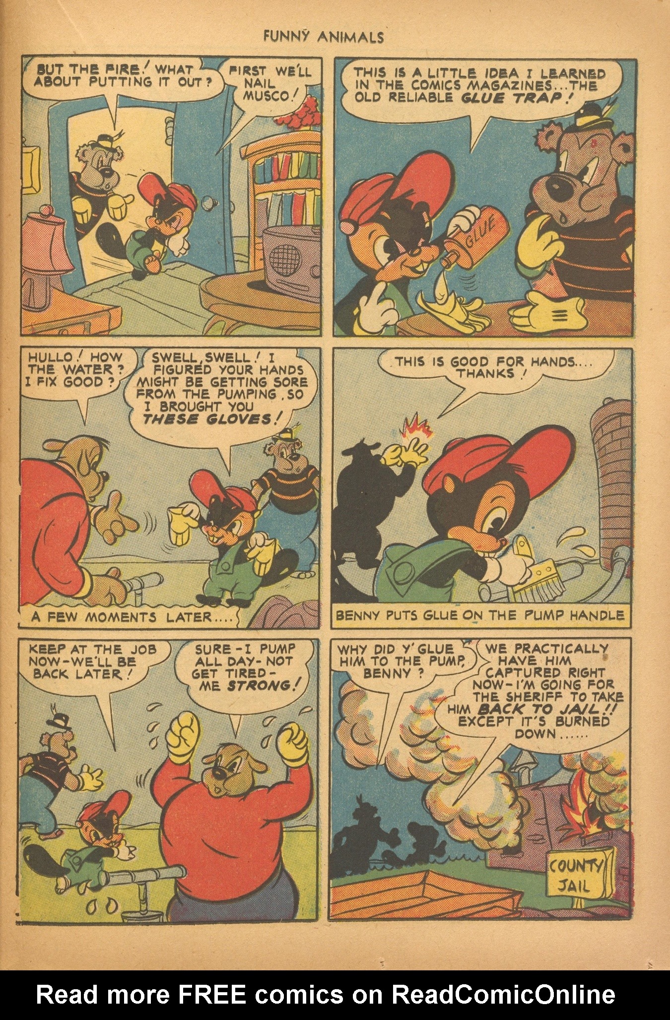 Read online Fawcett's Funny Animals comic -  Issue #12 - 41
