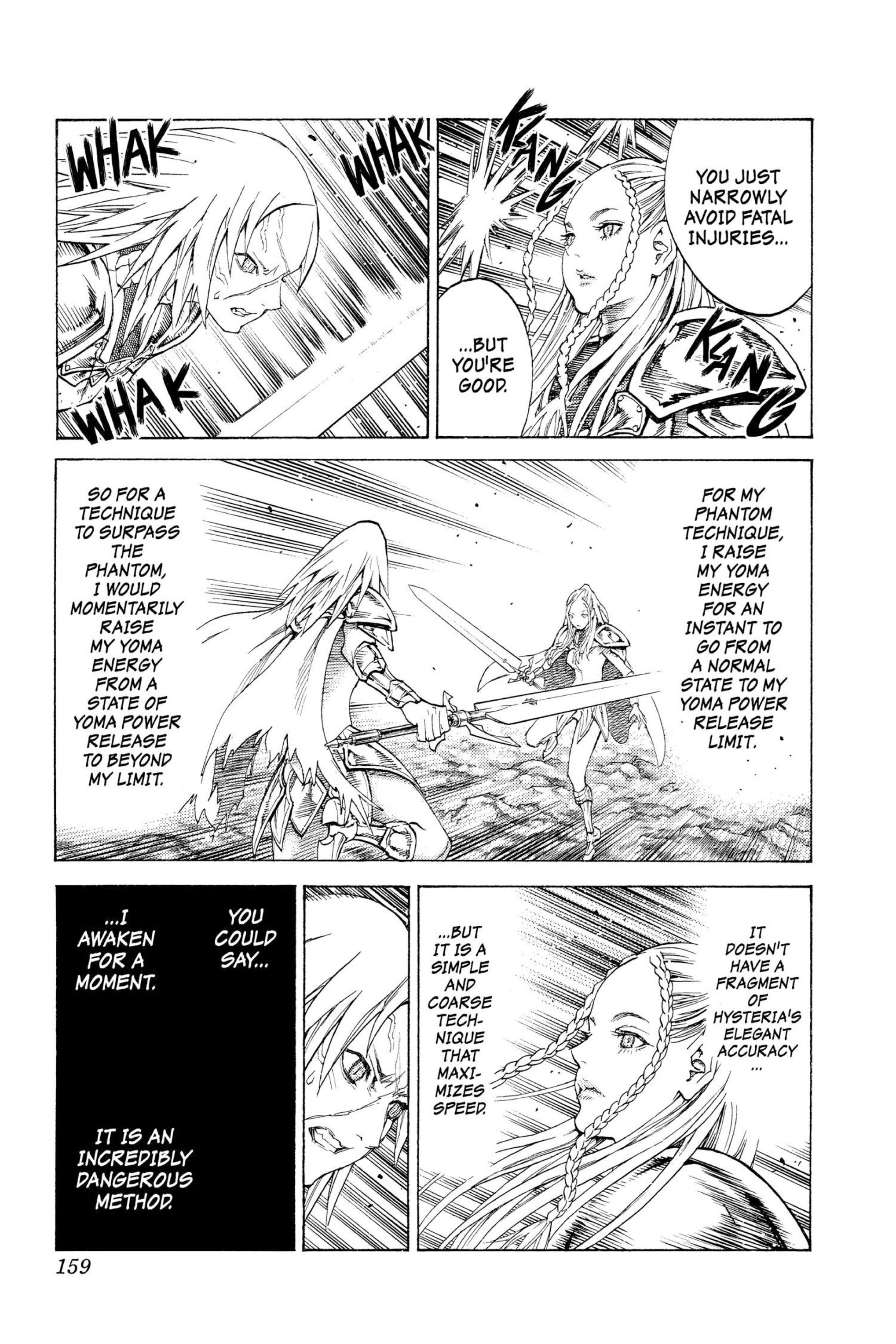 Read online Claymore comic -  Issue #21 - 146