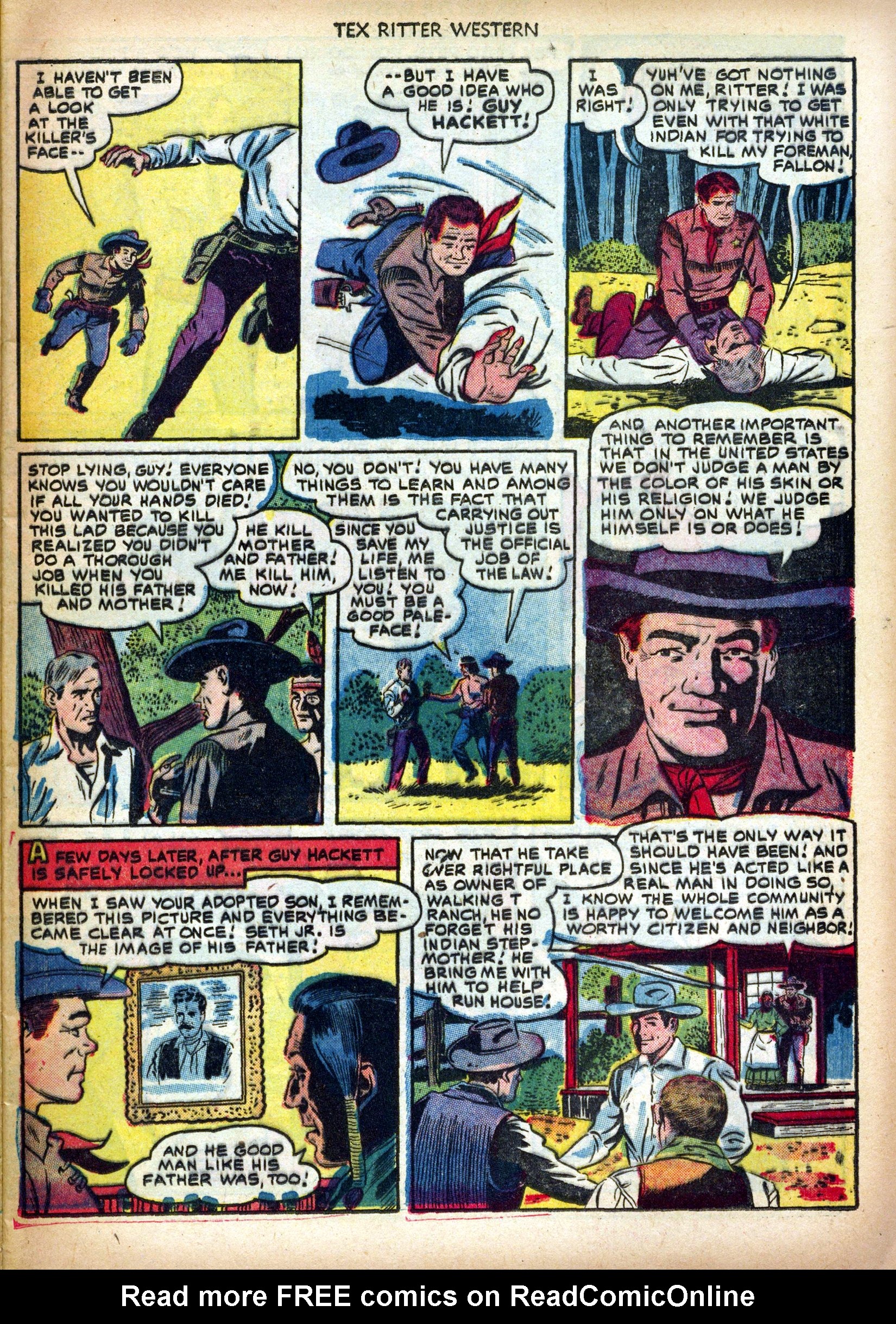Read online Tex Ritter Western comic -  Issue #13 - 9