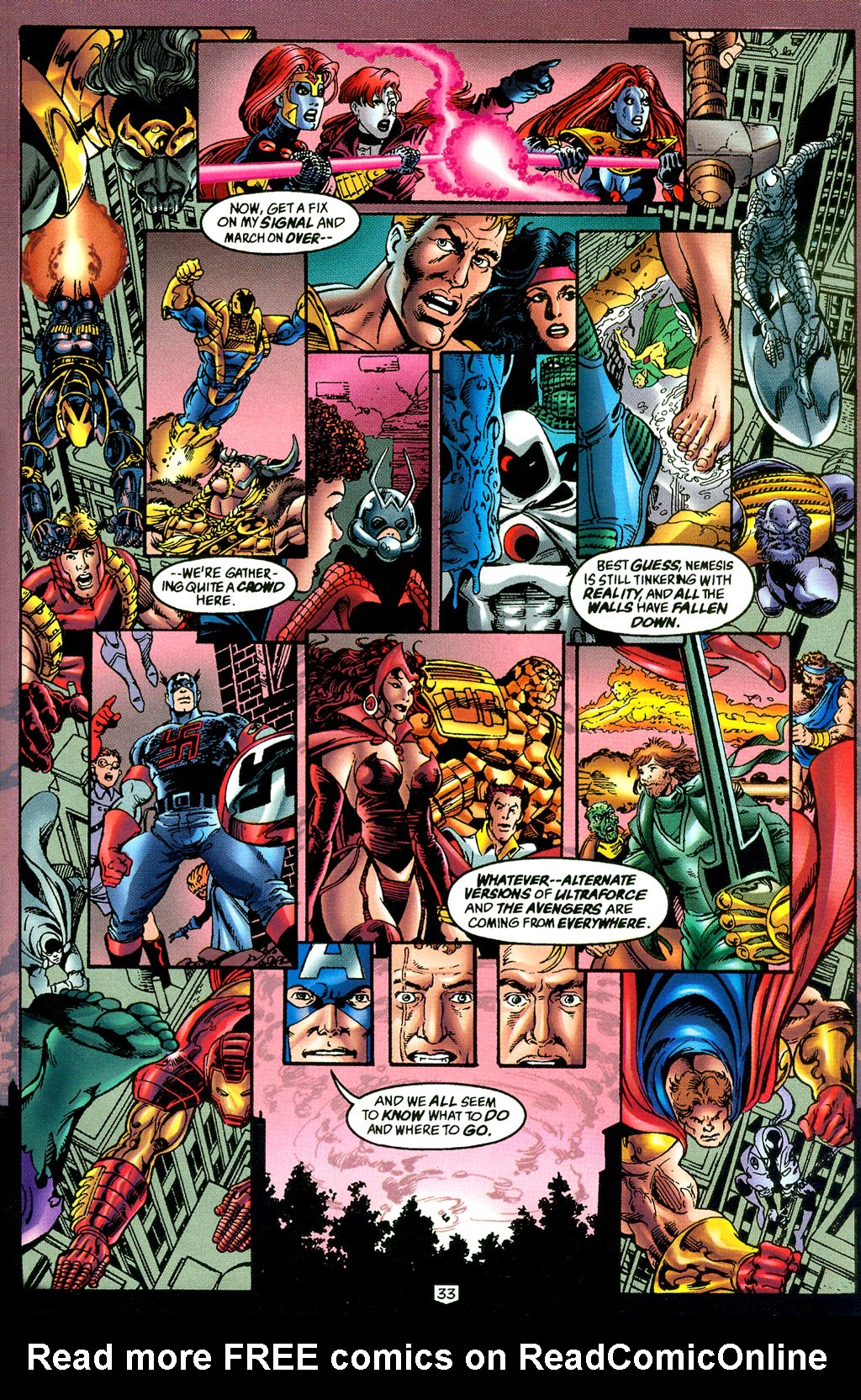 Read online UltraForce/Avengers comic -  Issue # Full - 34