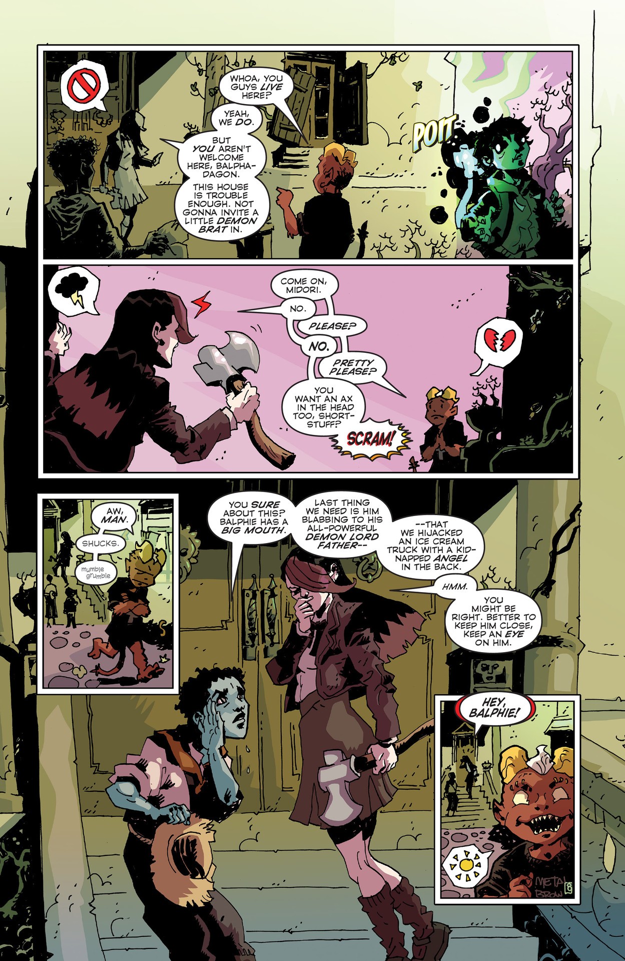 Read online In Hell We Fight! comic -  Issue #2 - 9