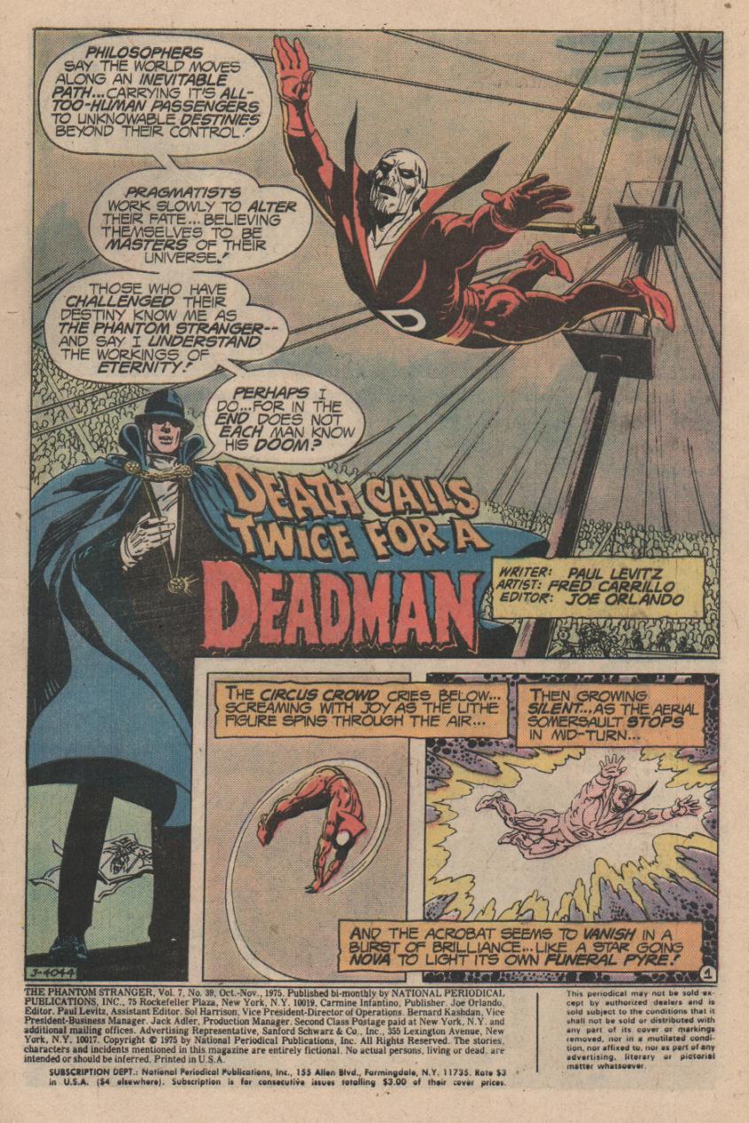 Read online The Phantom Stranger (1969) comic -  Issue #39 - 3