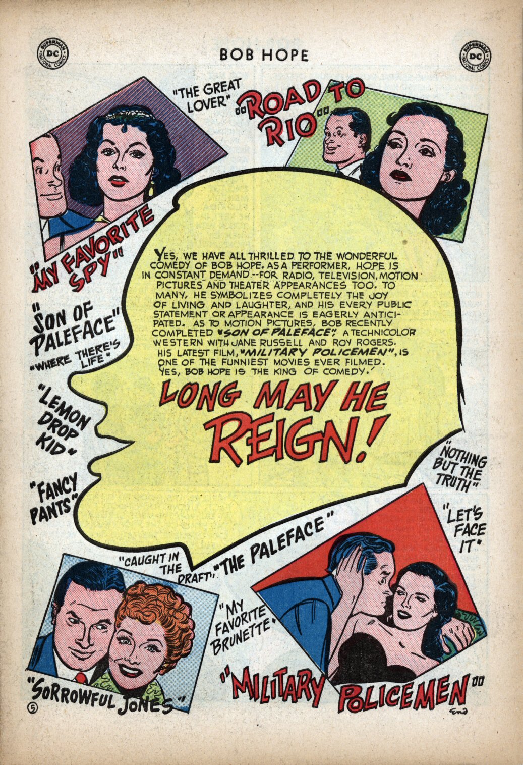 Read online The Adventures of Bob Hope comic -  Issue #16 - 42