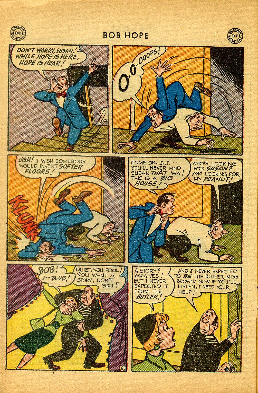 Read online The Adventures of Bob Hope comic -  Issue #28 - 32