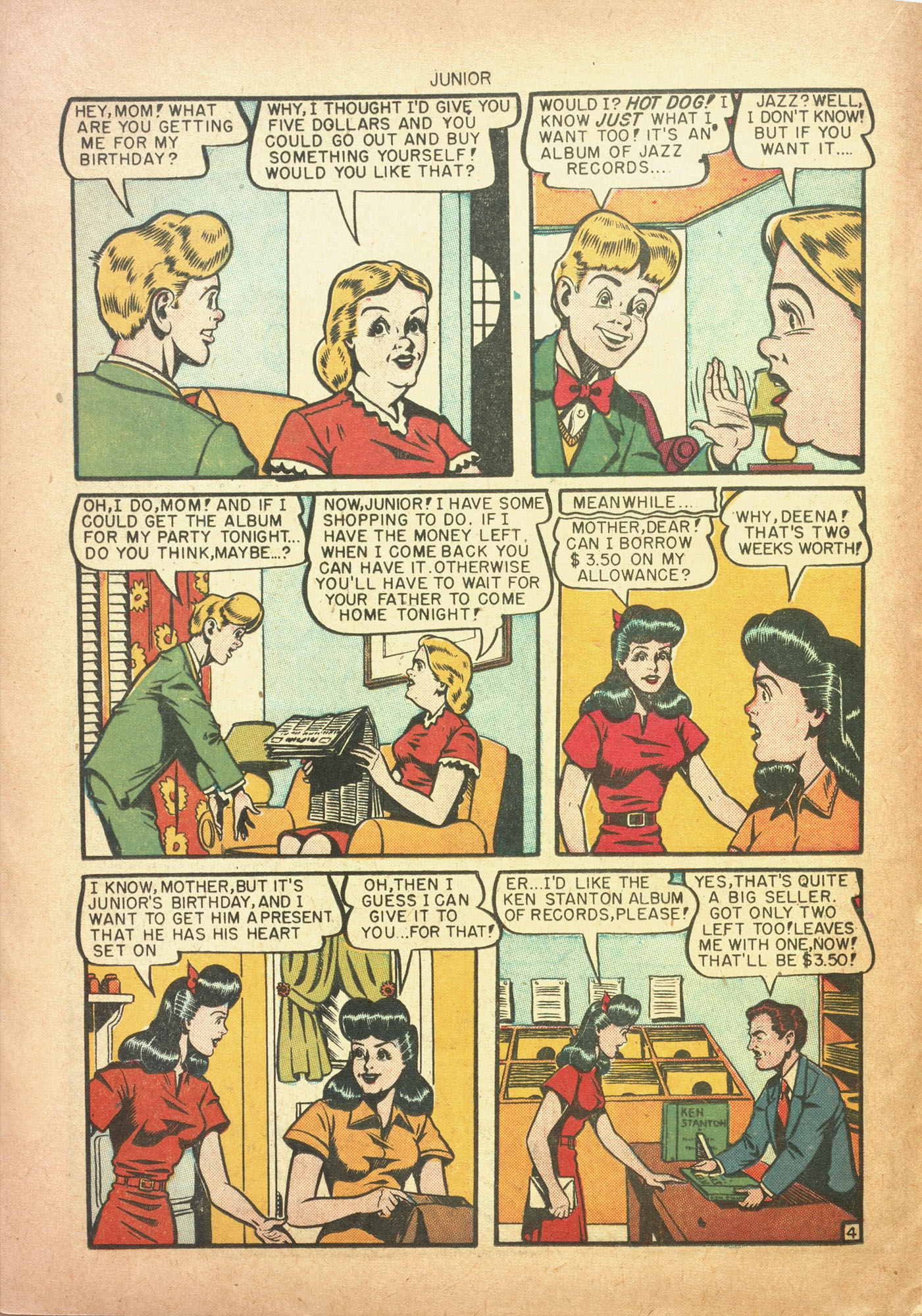 Read online Junior (1947) comic -  Issue #11 - 14