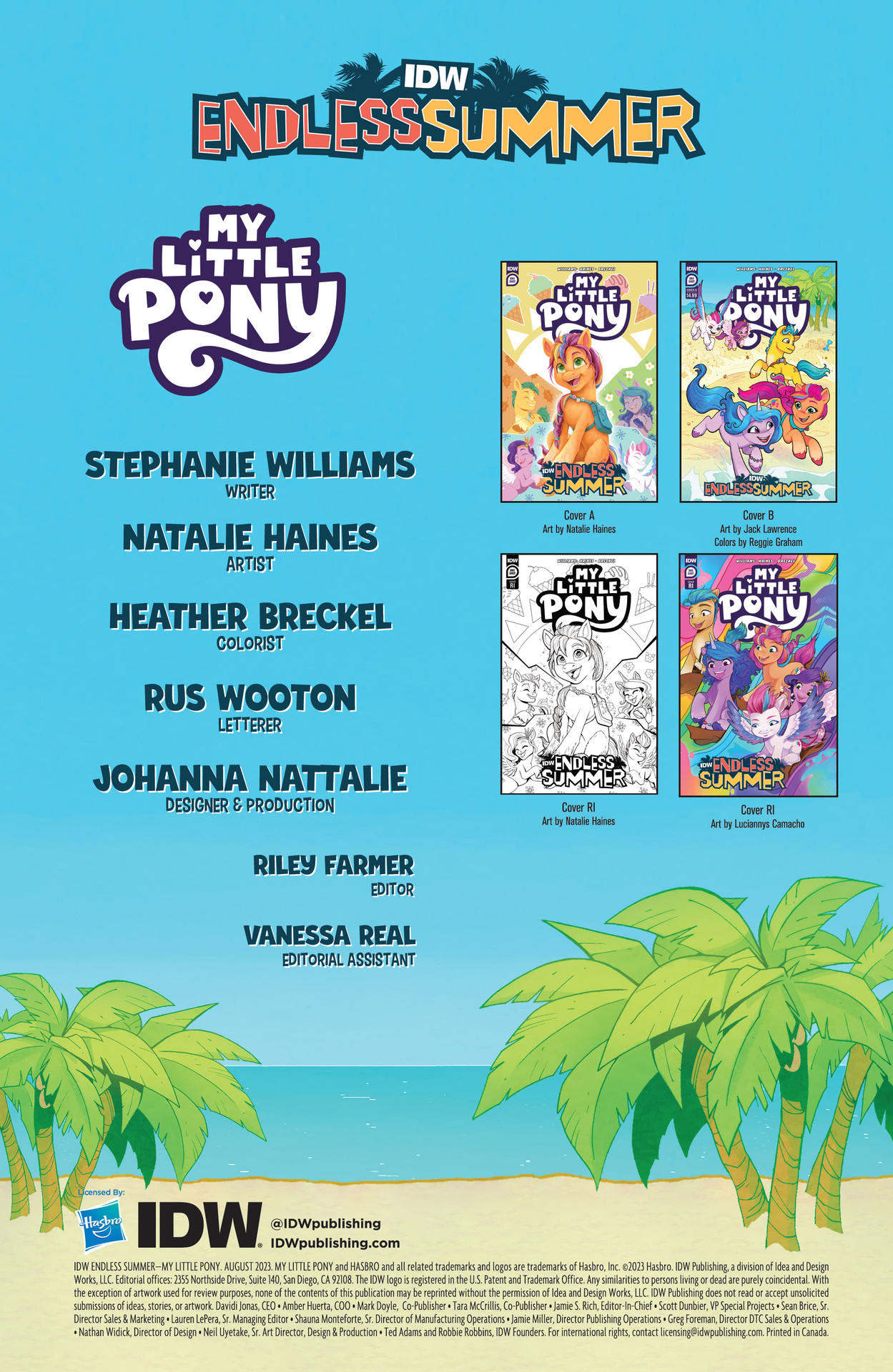 Read online IDW Endless Summer - My Little Pony comic -  Issue # Full - 2